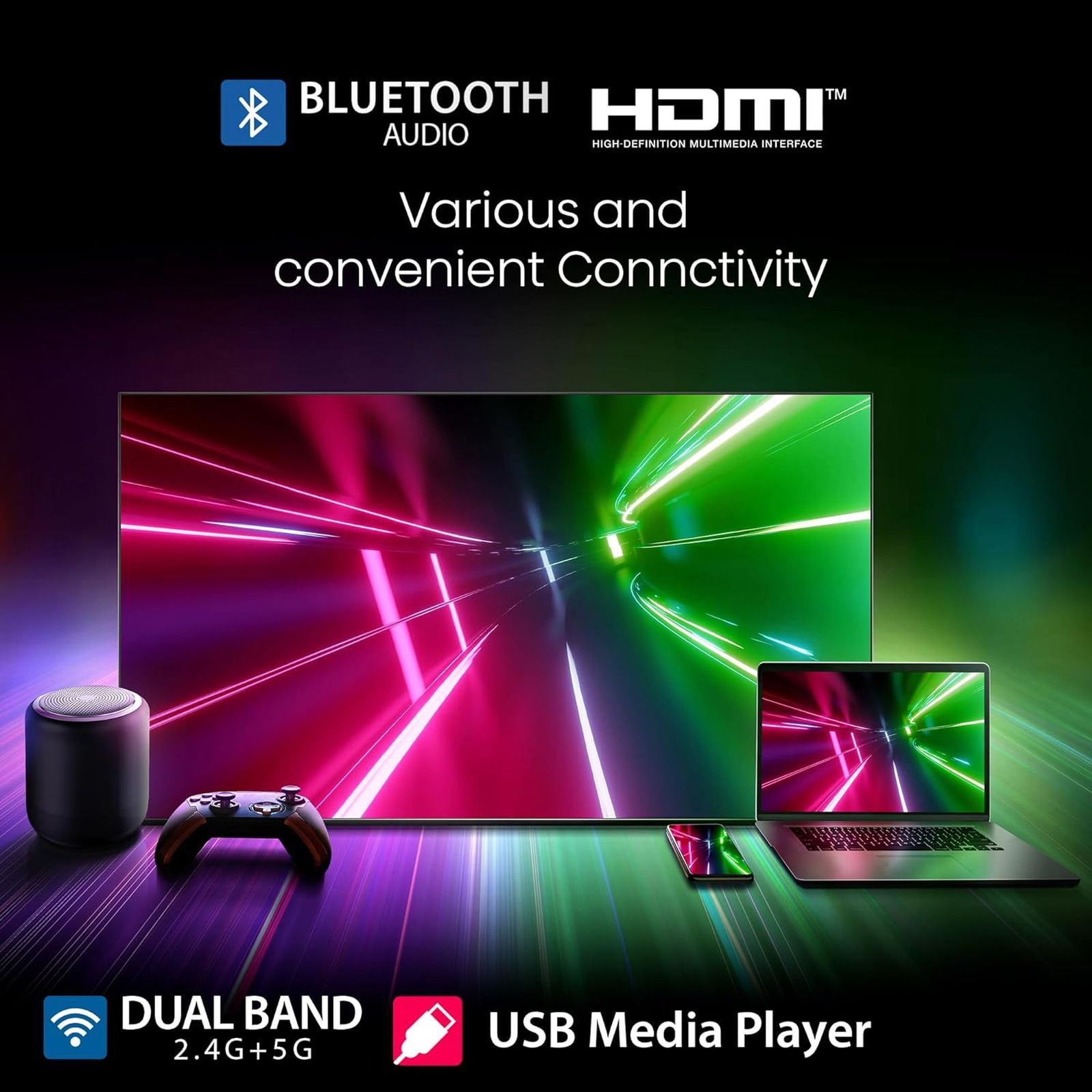 TOSHIBA C450 140 cm (55 inch) 4K Ultra HD QLED VIDAA TV with Dolby Vision and Dolby Atmos (2024 model)_10