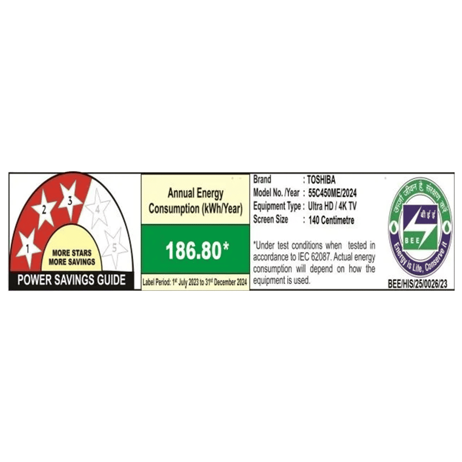 TOSHIBA C450 140 cm (55 inch) 4K Ultra HD QLED VIDAA TV with Dolby Vision and Dolby Atmos (2024 model) TOSHIBA C450 140 cm (55 inch) 4K Ultra HD QLED VIDAA TV with Dolby Vision and Dolby Atmos (2024 model)_2