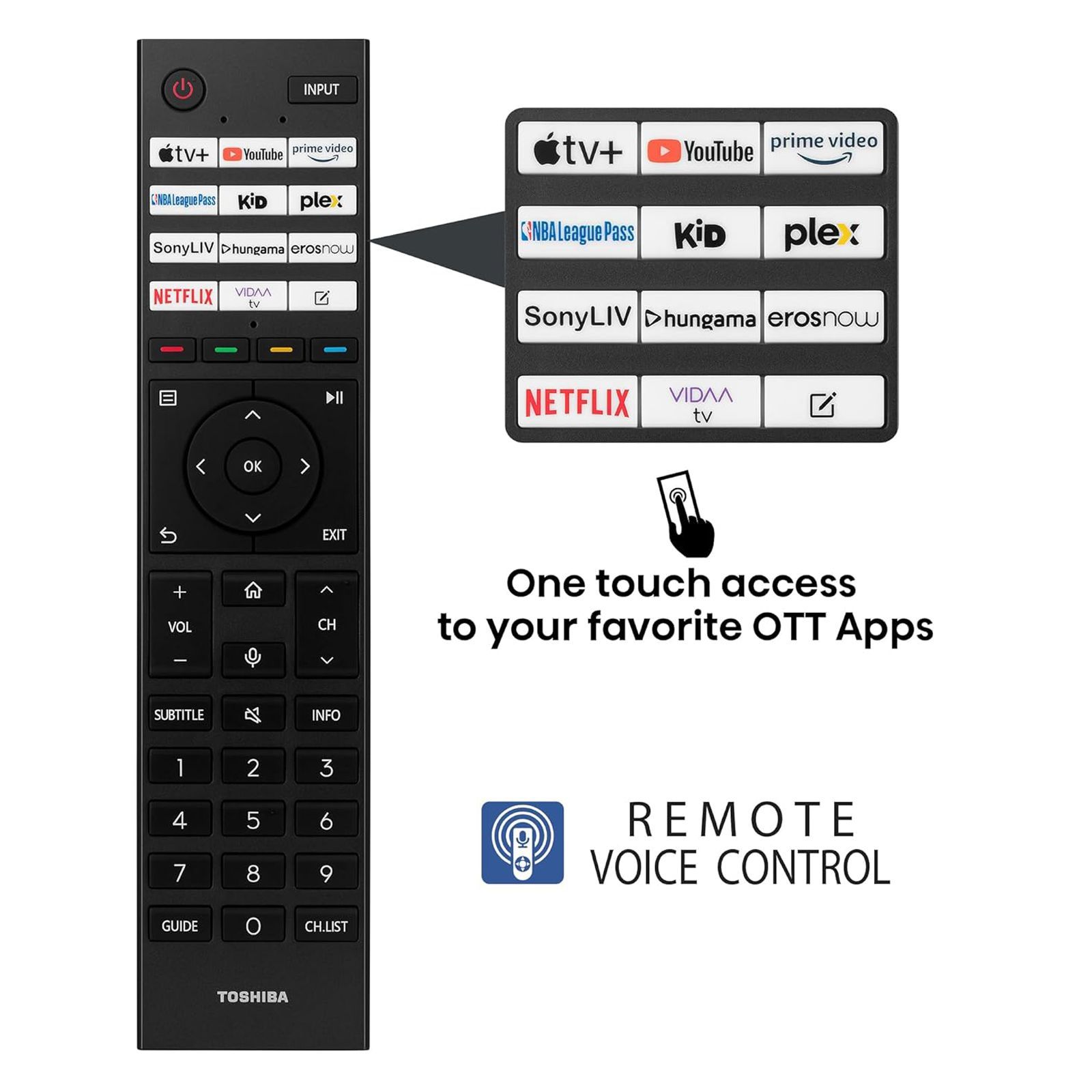 TOSHIBA C450 140 cm (55 inch) 4K Ultra HD QLED VIDAA TV with Dolby Vision and Dolby Atmos (2024 model)_5