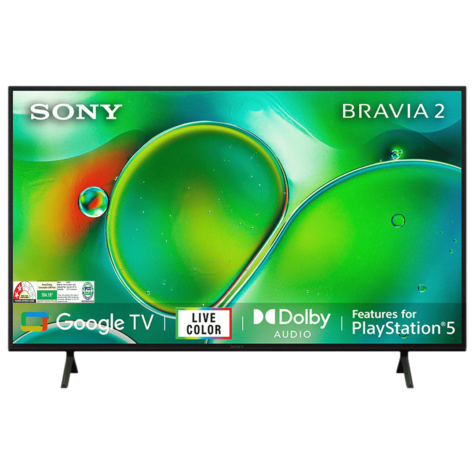 SONY BRAVIA 2 127 cm (50 inch) 4K Ultra HD LCD Smart Android TV with Auto HDR Tone Mapping(2024 Model) _1