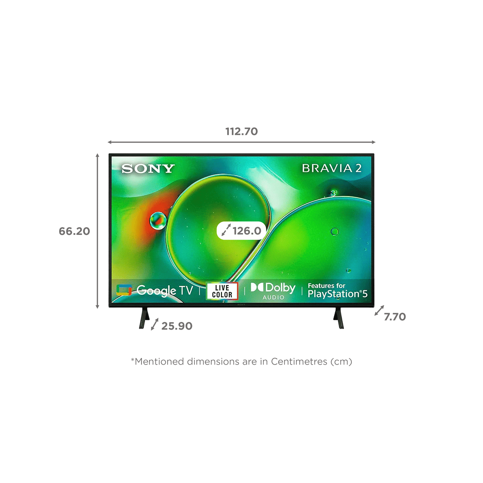 SONY BRAVIA 2 127 cm (50 inch) 4K Ultra HD LCD Smart Android TV with Auto HDR Tone Mapping(2024 Model) _2