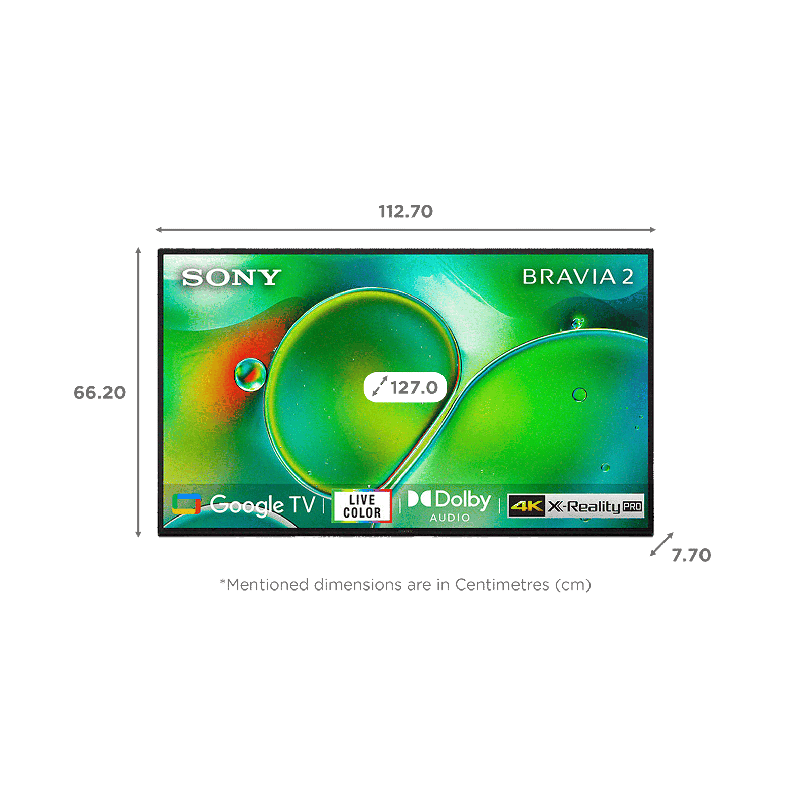 SONY BRAVIA 2 127 cm (50 inch) 4K Ultra HD LCD Smart Android TV with Chromecast Built-In (2024 Model) SONY BRAVIA 2 127 cm (50 inch) 4K Ultra HD LCD Smart Android TV with Chromecast Built-In (2024 Model) _2