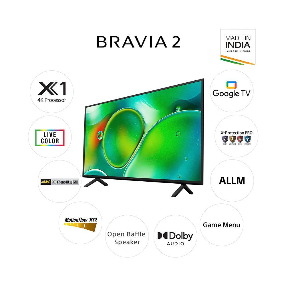 SONY BRAVIA 2 127 cm (50 inch) 4K Ultra HD LCD Smart Android TV with Chromecast Built-In (2024 Model) SONY BRAVIA 2 127 cm (50 inch) 4K Ultra HD LCD Smart Android TV with Chromecast Built-In (2024 Model) _8