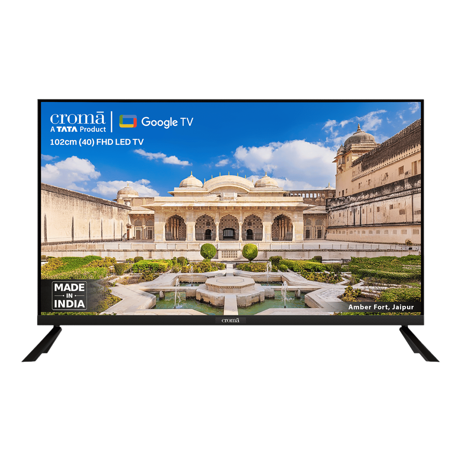 Croma 102 cm (40 inch) Full HD LED Smart Google TV with Dolby Audio _1