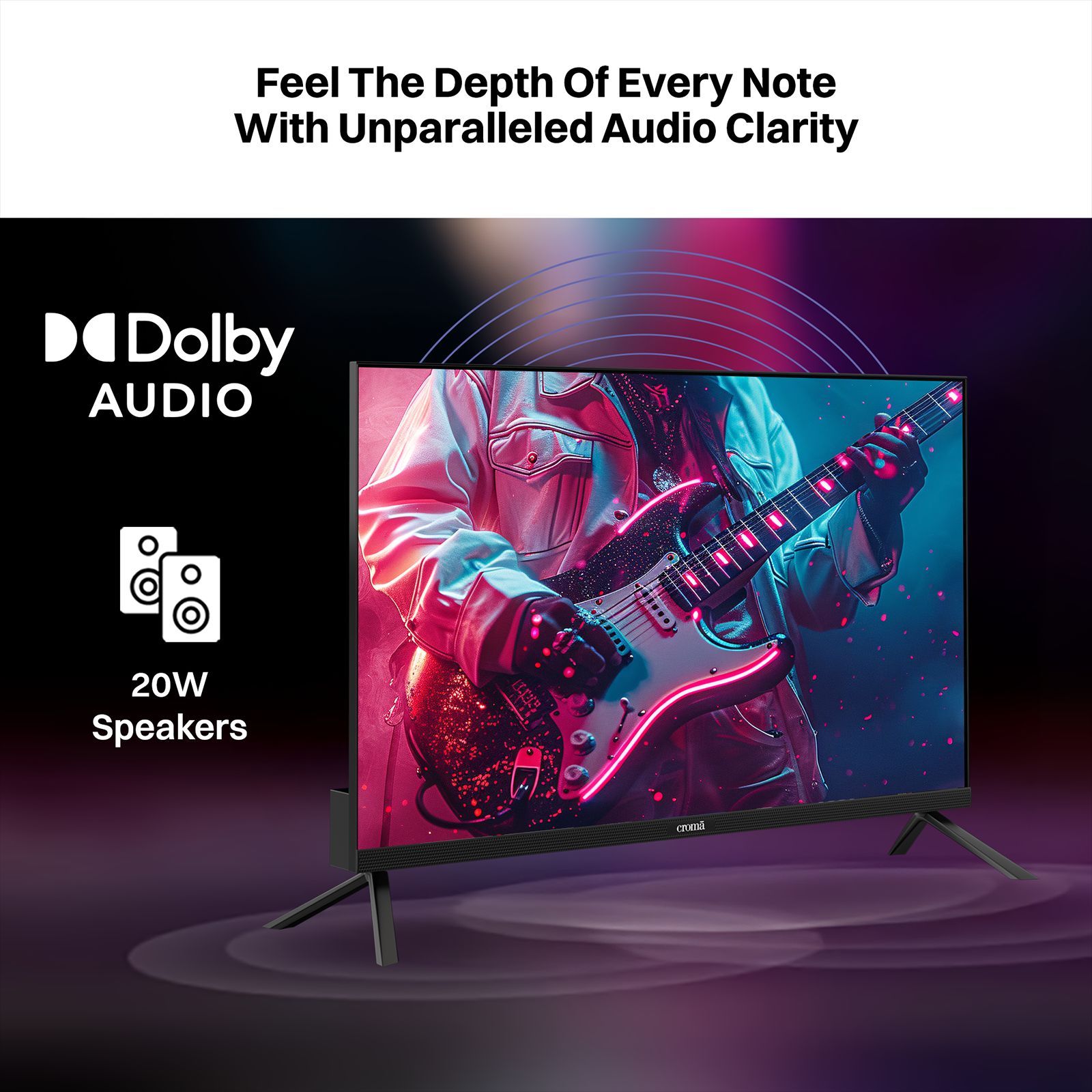 Croma 102 cm (40 inch) Full HD LED Smart Google TV with Dolby Audio _13