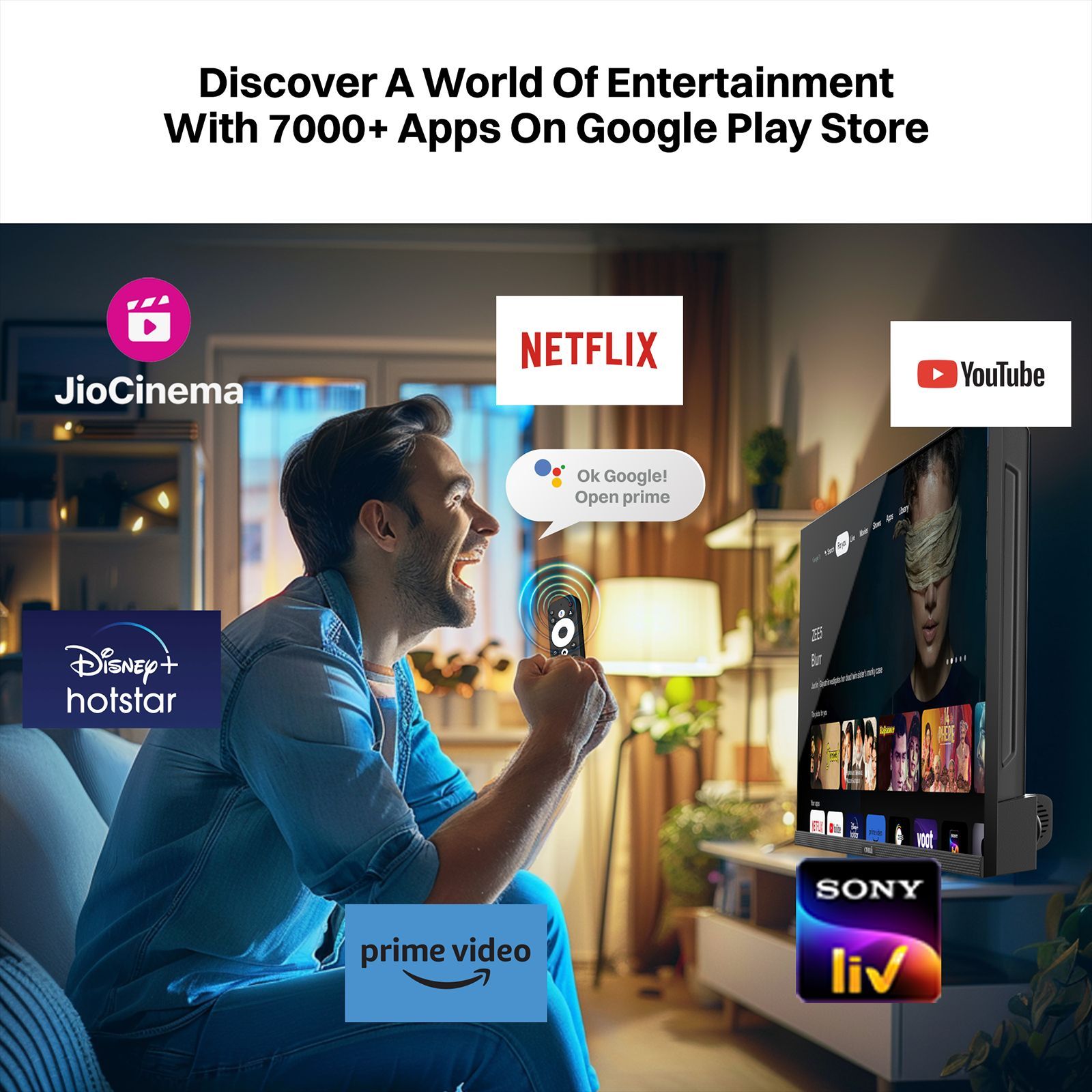 Croma 102 cm (40 inch) Full HD LED Smart Google TV with Dolby Audio _14