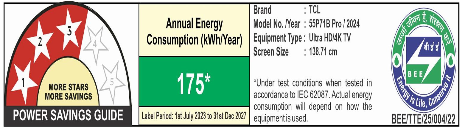 TCL P71B Pro 139.7 cm (55 inch) QLED 4K Ultra HD Google TV with AiPQ Processor_2