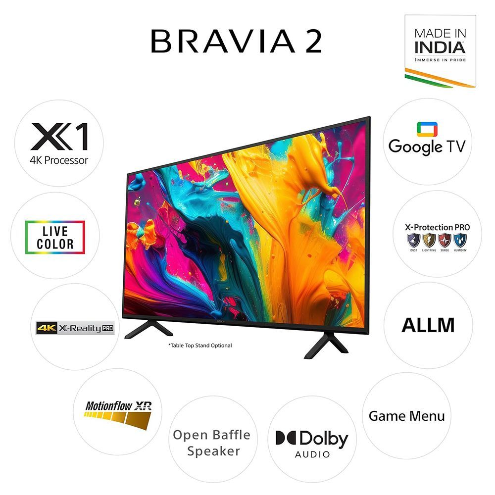 SONY BRAVIA 2 127 cm (50 inch) 4K Ultra HD LCD Smart Android TV with Auto Low Latency Mode (2024 Model) SONY BRAVIA 2 127 cm (50 inch) 4K Ultra HD LCD Smart Android TV with Auto Low Latency Mode (2024 Model) _18
