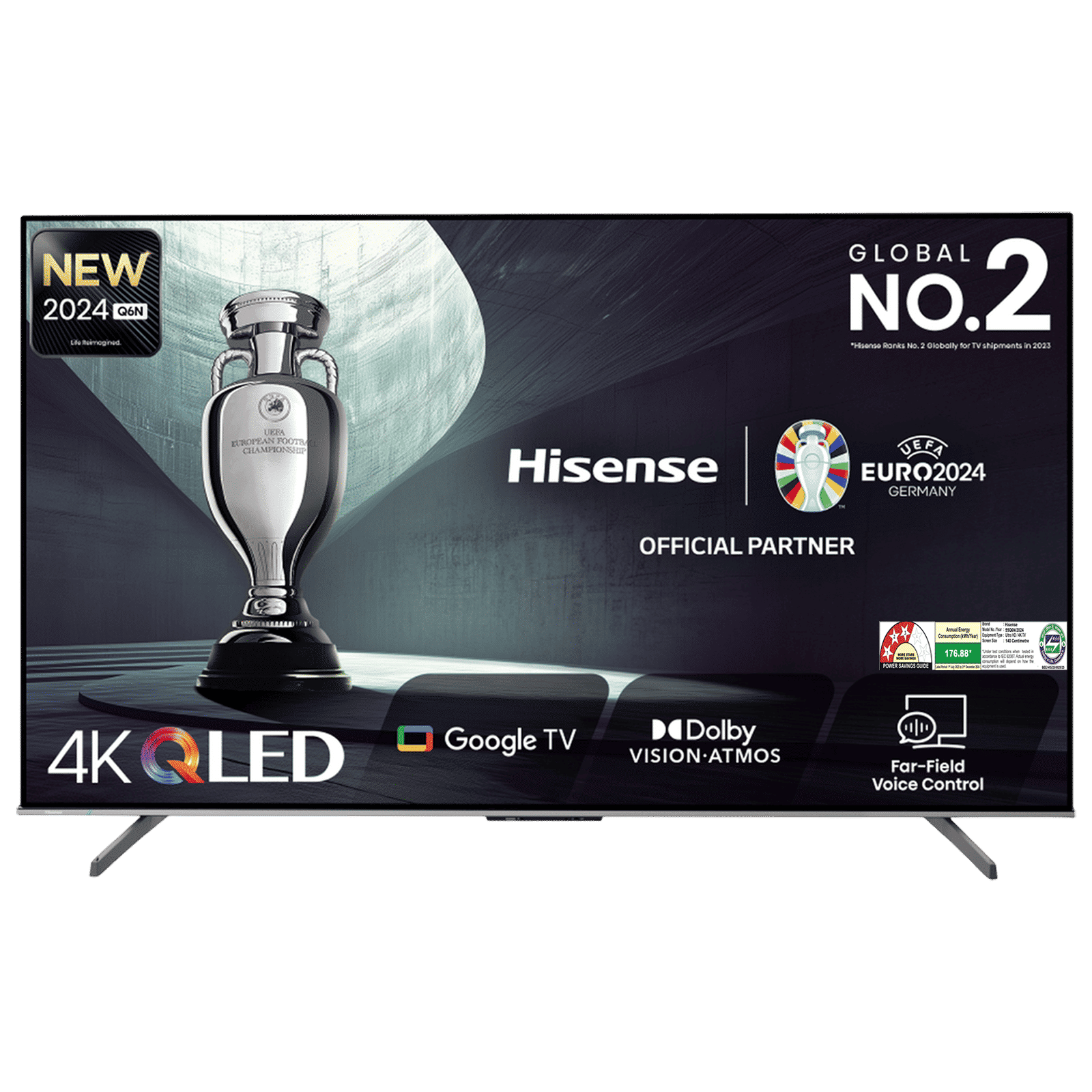 Hisense Q6N 139 cm (55 inch) QLED 4K Ultra HD Google TV with Dolby Vision & Dolby Atmos (2024 model) Hisense Q6N 139 cm (55 inch) QLED 4K Ultra HD Google TV with Dolby Vision & Dolby Atmos (2024 model)_1