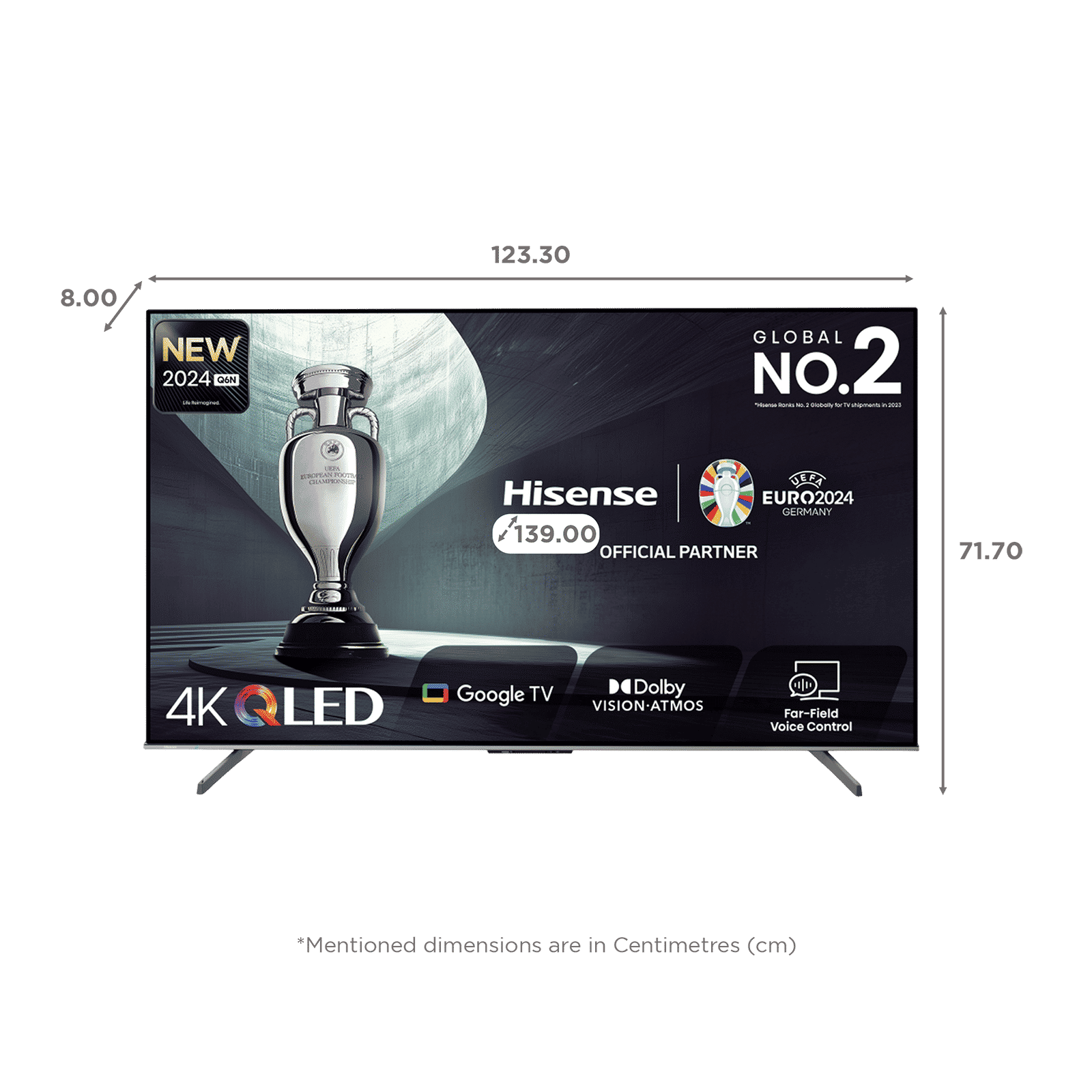 Hisense Q6N 139 cm (55 inch) QLED 4K Ultra HD Google TV with Dolby Vision & Dolby Atmos (2024 model) Hisense Q6N 139 cm (55 inch) QLED 4K Ultra HD Google TV with Dolby Vision & Dolby Atmos (2024 model)_2