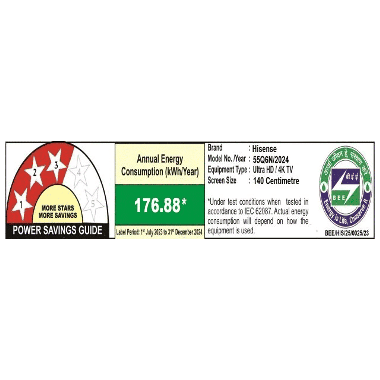 Hisense Q6N 140 cm (55 inch) QLED 4K Ultra HD Google TV with Dolby Vision & Dolby Atmos (2024 model)_4