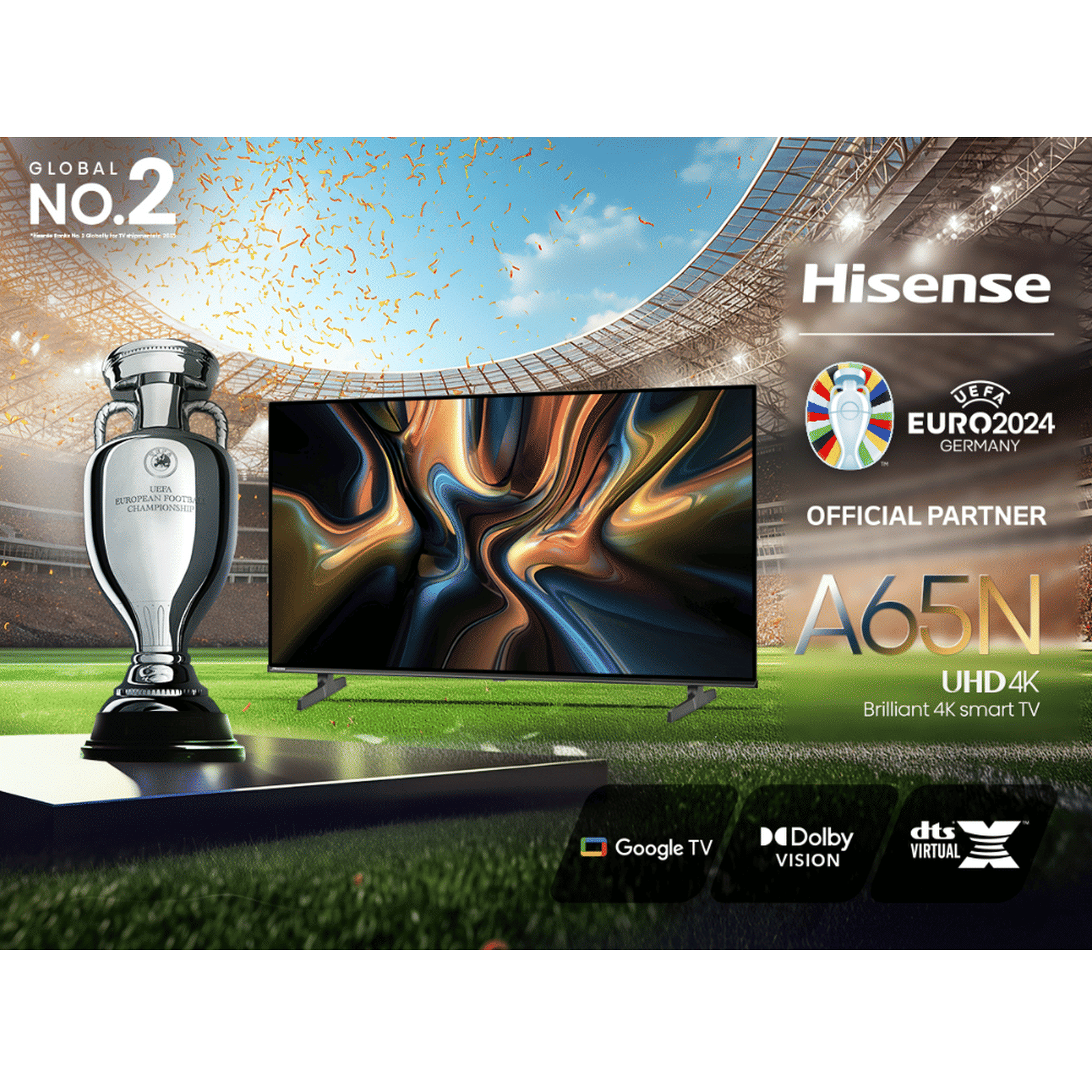 Hisense A65N 139.7 cm (55 inch) LED 4K Ultra HD Google TV with Dolby Vision & Dolby Digital (2024 model) Hisense A65N 139.7 cm (55 inch) LED 4K Ultra HD Google TV with Dolby Vision & Dolby Digital (2024 model)_8