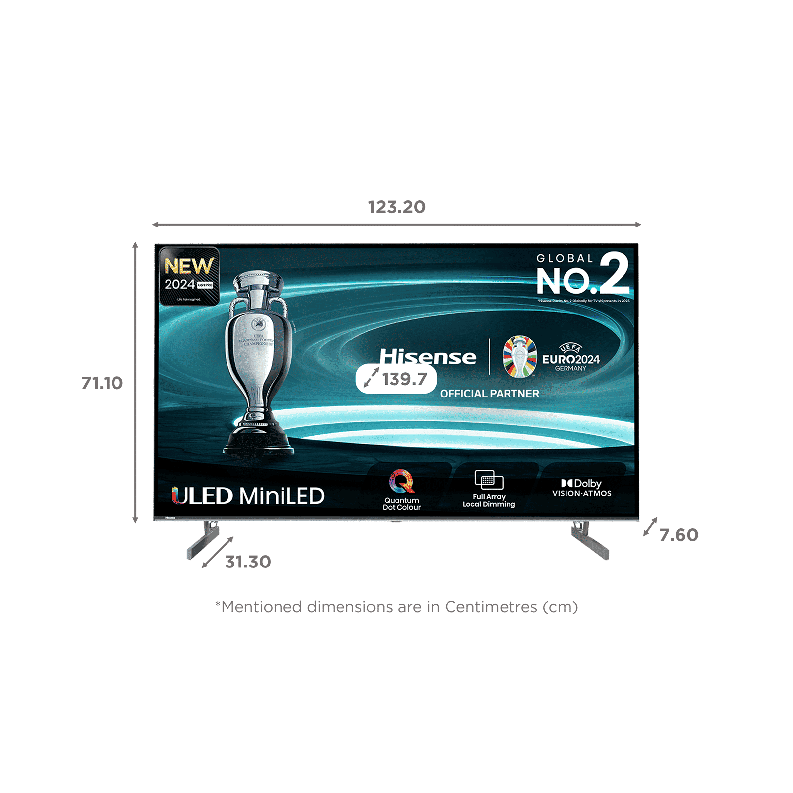 Hisense U6N Pro 139.7 cm (55 inch) 4K Ultra HD Mini LED Smart VIDAA TV with Dolby Vision & Dolby Atmos (2024 model) Hisense U6N Pro 139.7 cm (55 inch) 4K Ultra HD Mini LED Smart VIDAA TV with Dolby Vision & Dolby Atmos (2024 model)_2