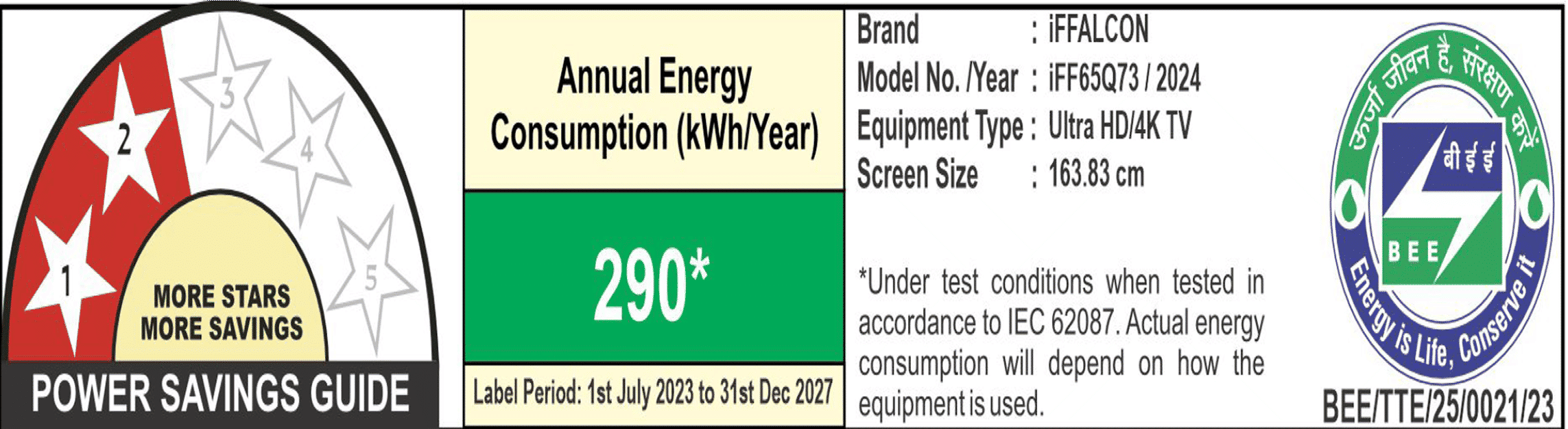iFFALCON Q73 165 cm (65 inch) QLED 4K Ultra HD Google TV with Dolby Audio (2023 model)_2