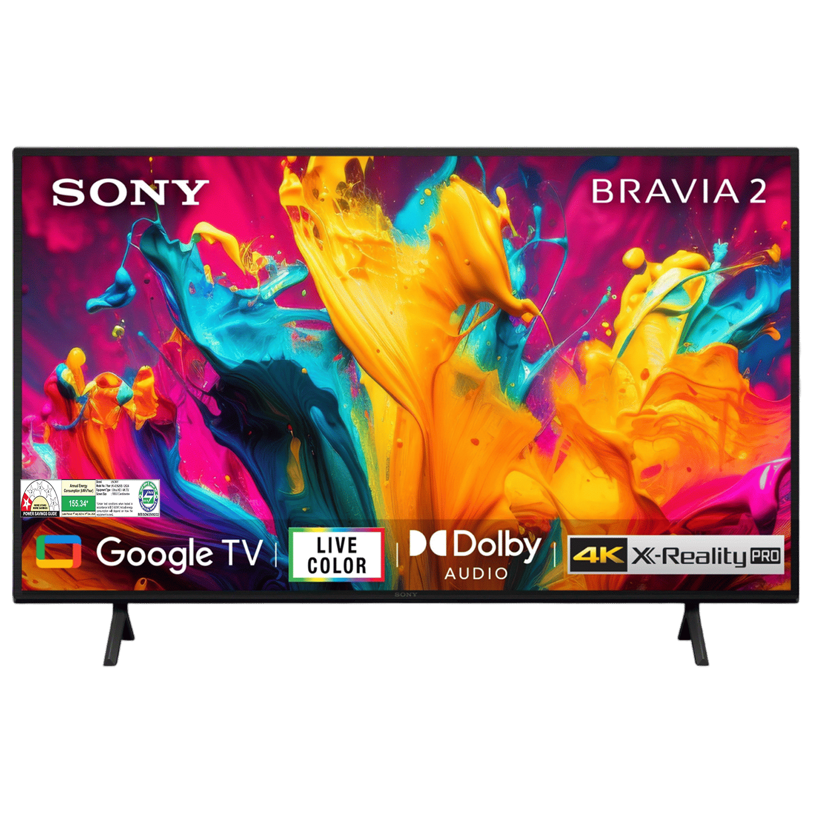 SONY BRAVIA 2 109.22 cm (43 inch) 4K Ultra HD LCD Google TV with Live Colour Technology_1