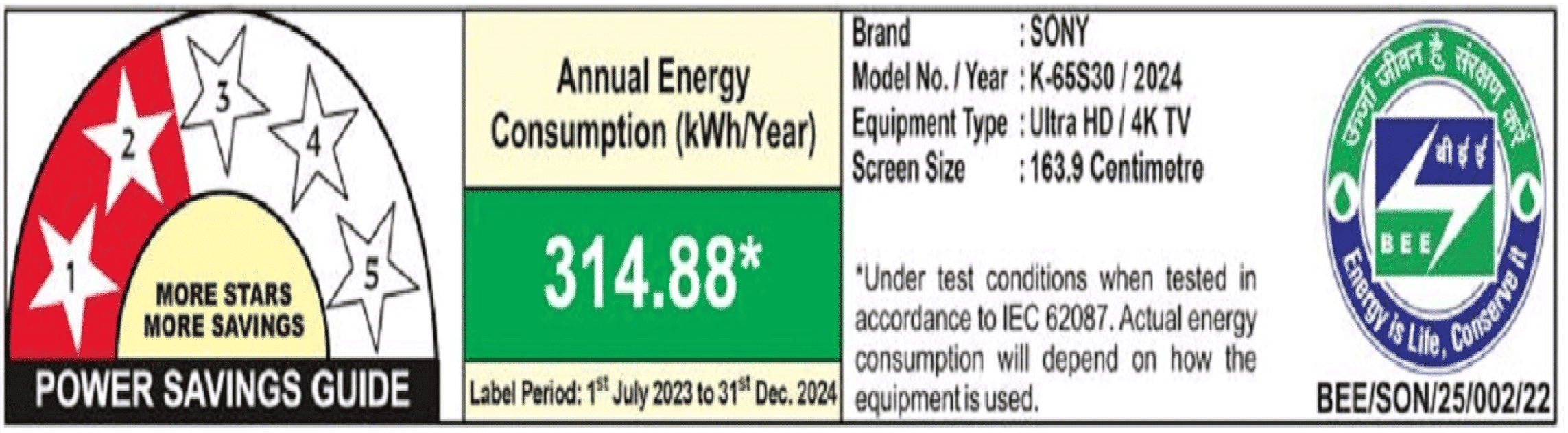 SONY BRAVIA 3 165.1 cm (65 inch) LCD 4K Ultra HD Smart Android TV with Dolby Vision & Dolby Atmos (2024 model)_4
