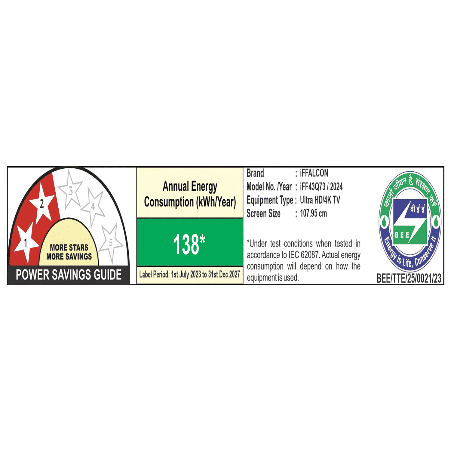 iFFALCON Q73 109 cm (43 inch) QLED 4K Ultra HD Google TV with Dolby Vision & Dolby Atmos (2023 model)_2