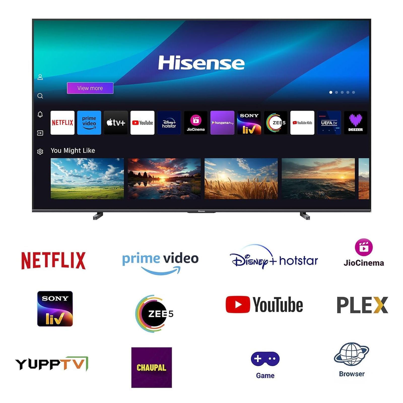 Hisense Q7N 254 cm (100 inch) QLED 4K Ultra HD VIDAA TV with Dolby Vision & Dolby Atmos (2024 model)_6