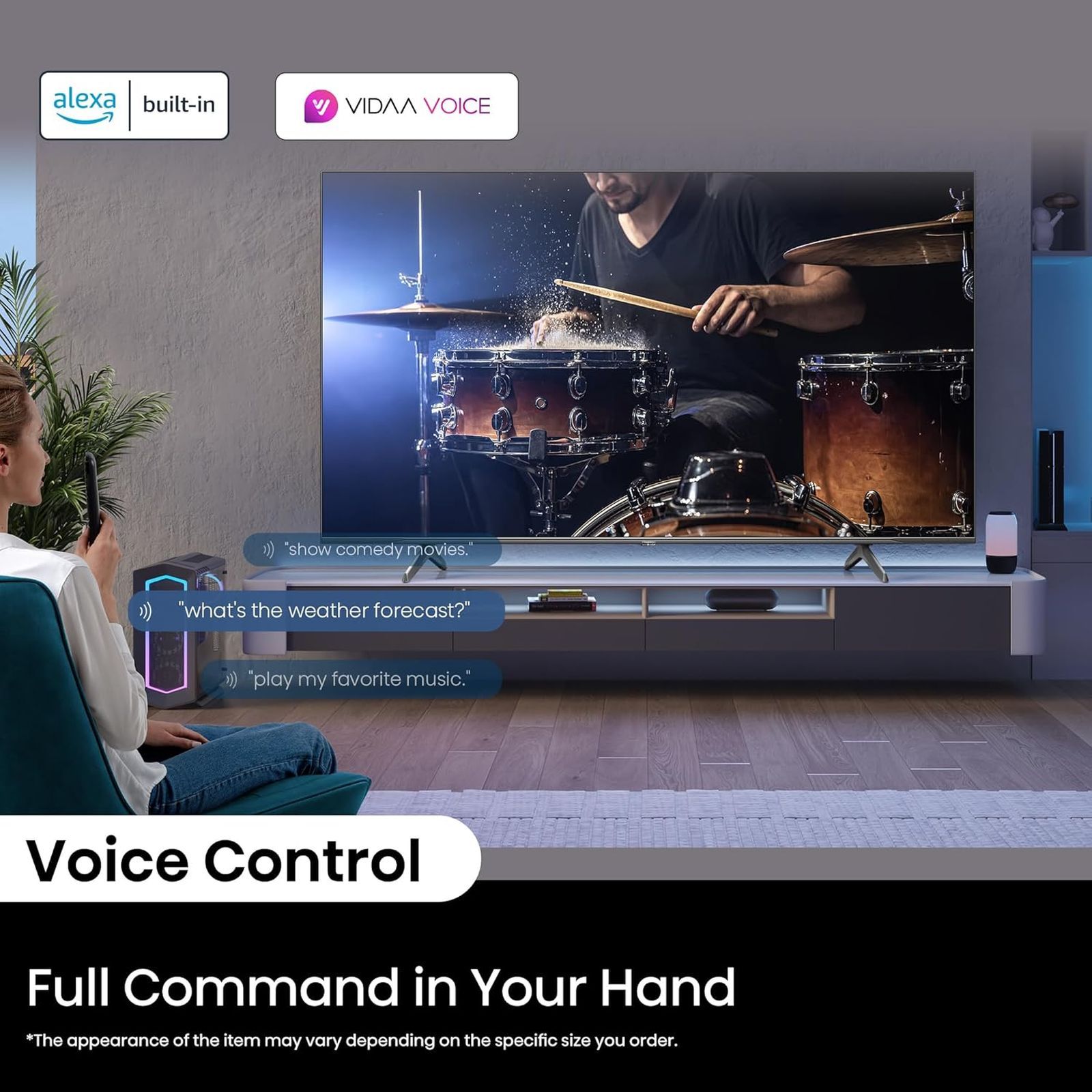 Hisense Q7N 254 cm (100 inch) QLED 4K Ultra HD VIDAA TV with Dolby Vision & Dolby Atmos (2024 model)_9