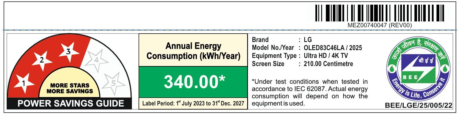 LG evo AI C4 210 cm (83 inch) OLED 4K Ultra HD Smart WebOS TV with Dolby Atmos (2025 model) LG evo AI C4 210 cm (83 inch) OLED 4K Ultra HD Smart WebOS TV with Dolby Atmos (2025 model)_3