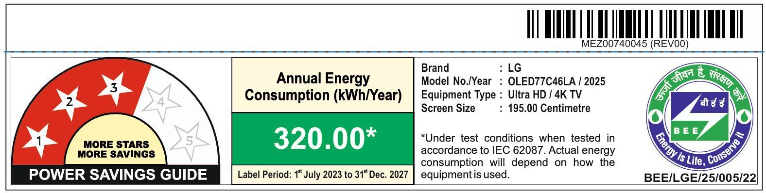 LG evo AI C4 195 cm (77 inch) OLED 4K Ultra HD Smart WebOS TV with Dolby Atmos (2025 model) LG evo AI C4 195 cm (77 inch) OLED 4K Ultra HD Smart WebOS TV with Dolby Atmos (2025 model)_4