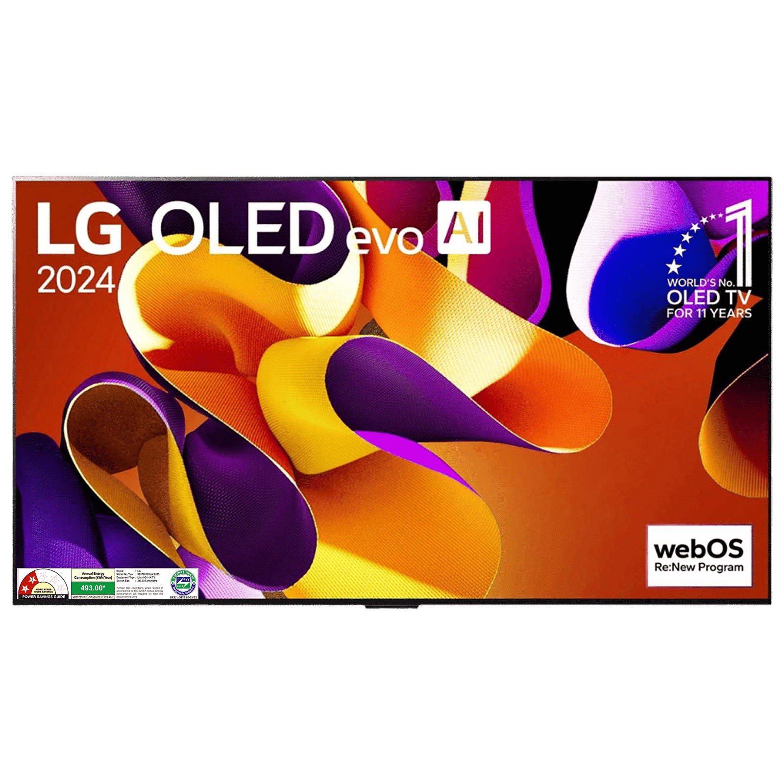 LG evo AI G4 195 cm (77 inch) OLED 4K Ultra HD Smart WebOS TV with Dolby Atmos (2025 model)_1