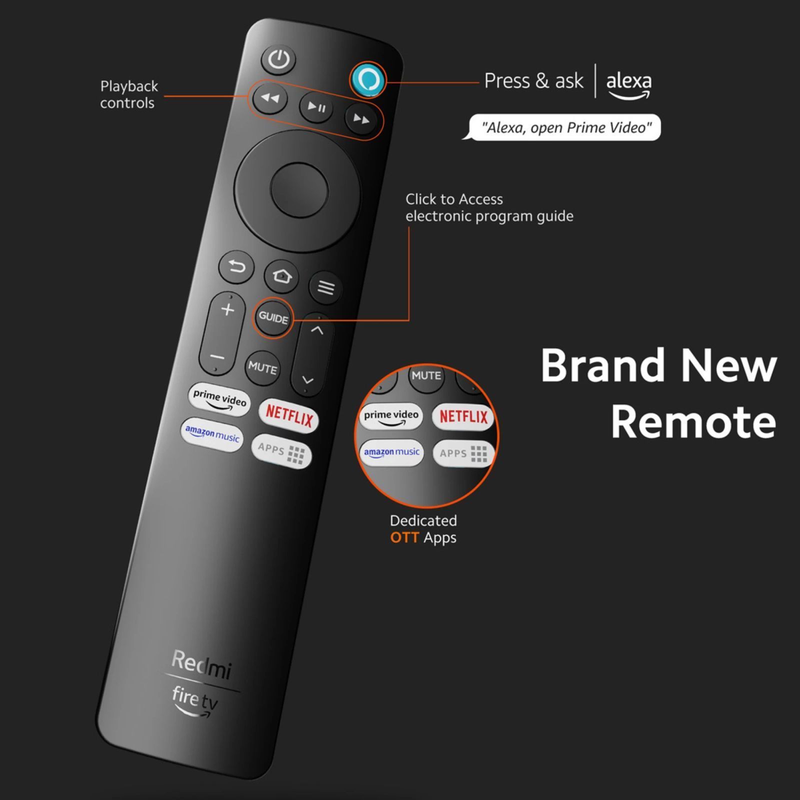 Redmi L43R8-FVIN 108 cm (43 inch) 4K Ultra HD LED Fire TV with Vivid Picture Engine (2023 model)_9