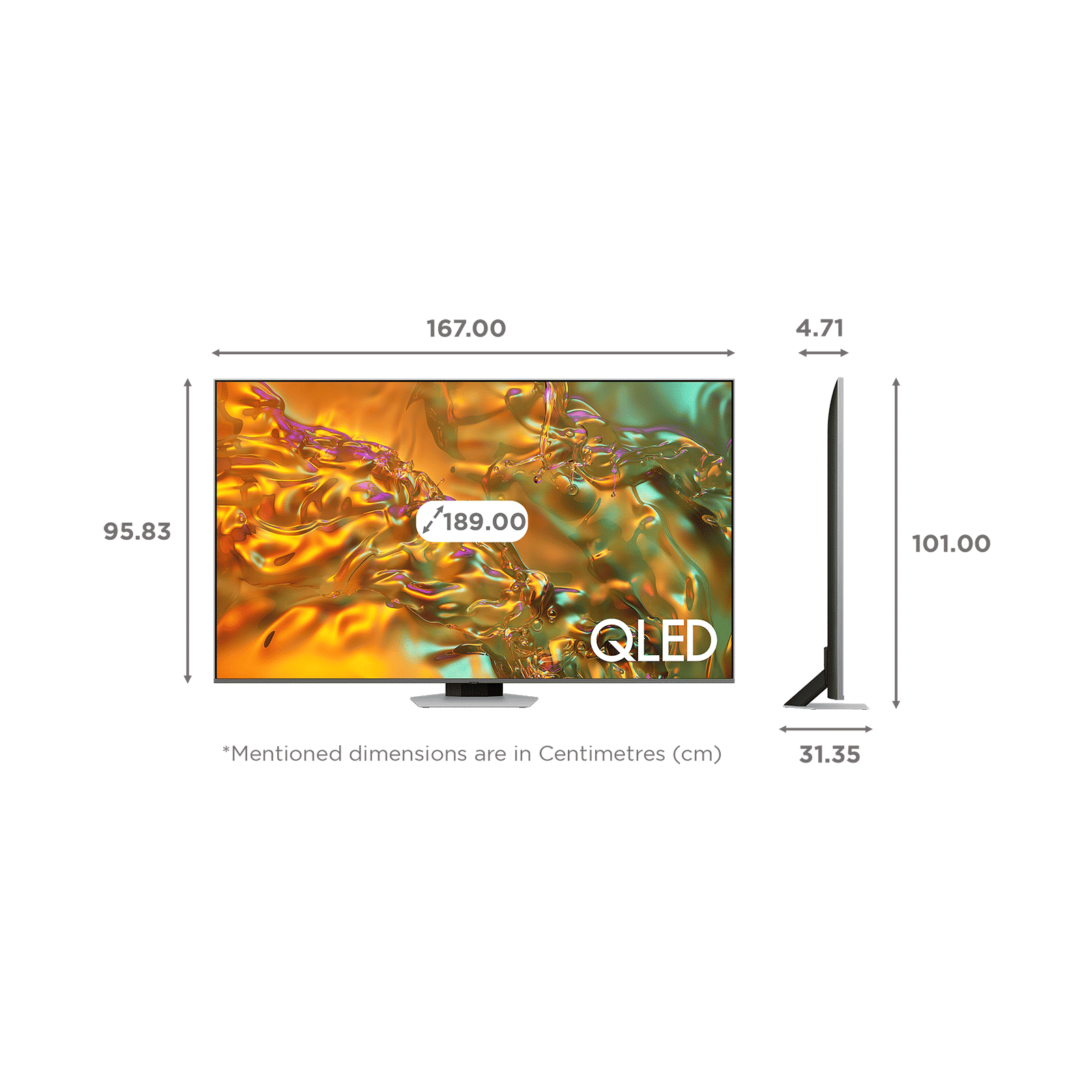 SAMSUNG Q80D 190.5 cm (75 inch) QLED 4K Ultra HD Smart Tizen TV with AI Energy Mode (2024 model)_2