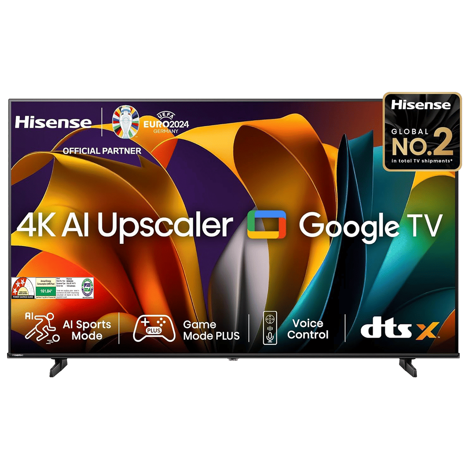Hisense E6N 139 cm (55 inch) 4K Ultra HD LED Google TV with 4K AI Upscaler (2024 model)_1