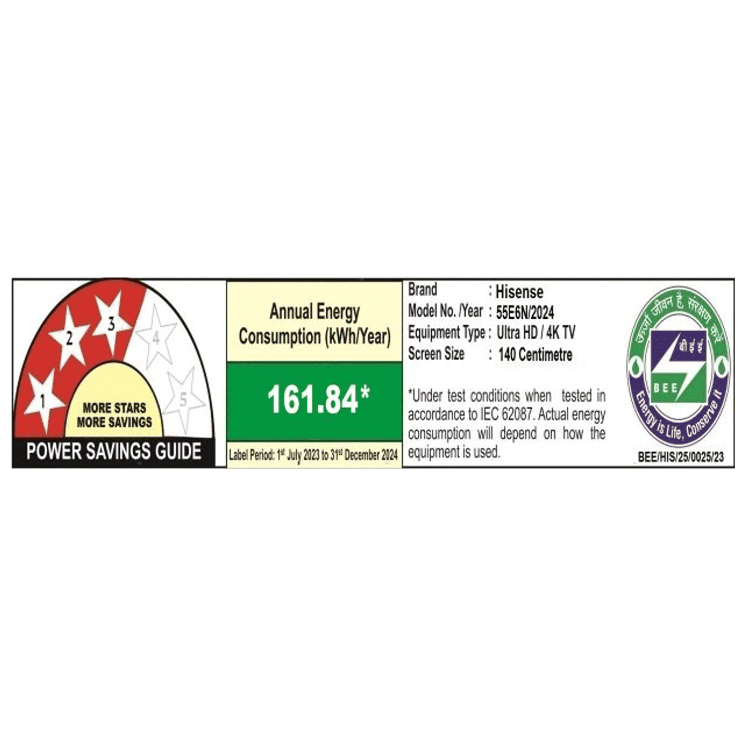 Hisense E6N 140 cm (55 inch) 4K Ultra HD LED Google TV with 4K AI Upscaler (2024 model) Hisense E6N 140 cm (55 inch) 4K Ultra HD LED Google TV with 4K AI Upscaler (2024 model)_4