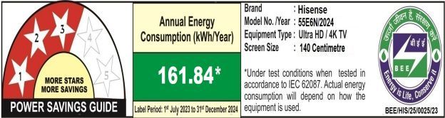 Hisense E6N 139 cm (55 inch) 4K Ultra HD LED Google TV with 4K AI Upscaler (2024 model)_3