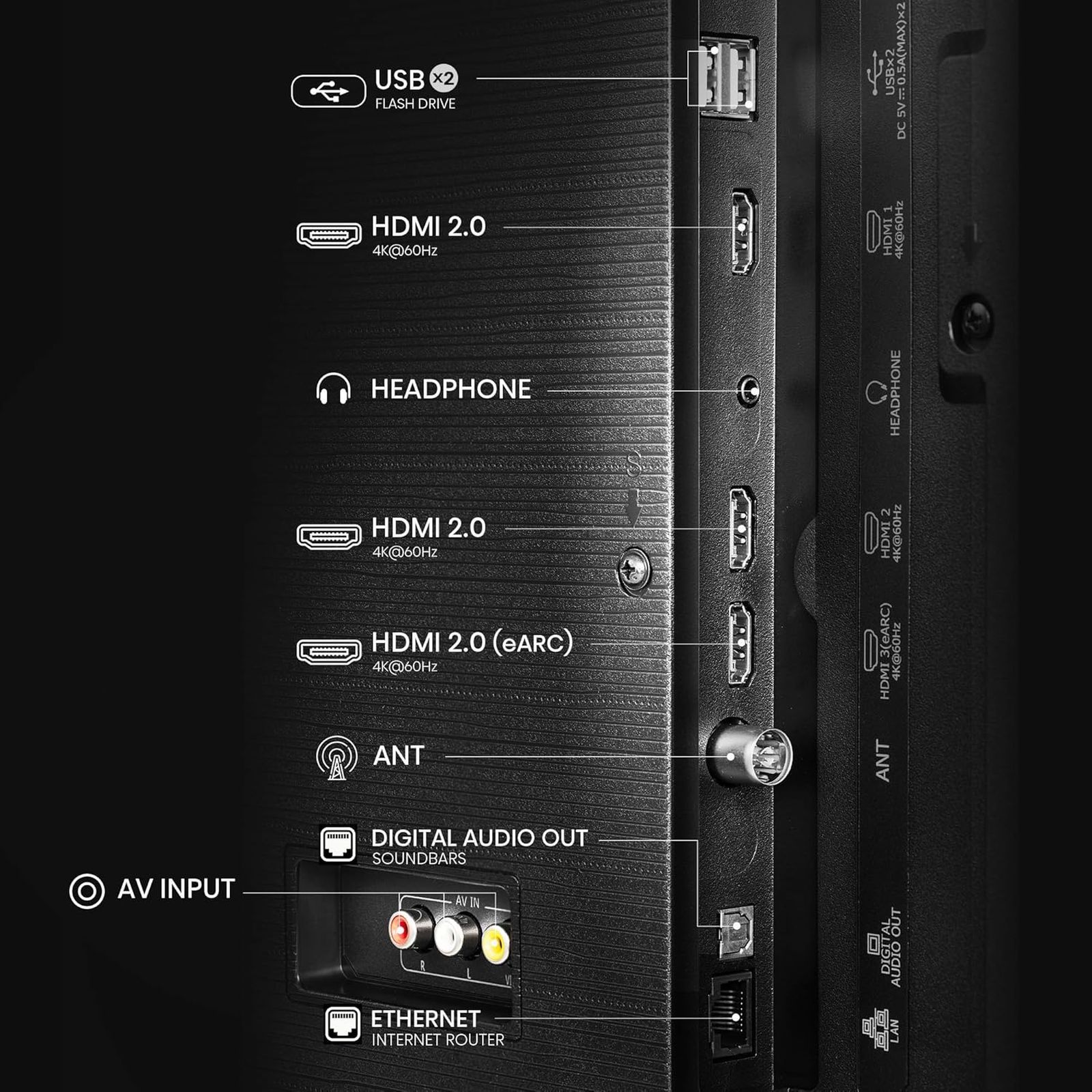 Hisense E6N 139 cm (55 inch) 4K Ultra HD LED Google TV with 4K AI Upscaler (2024 model)_6