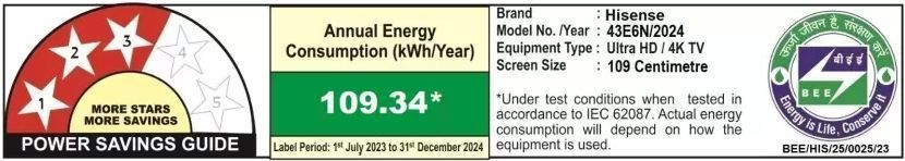 Hisense E6N 109.22 cm (43 inch) 4K Ultra HD LED Google TV with Dolby Digital (2024 model) Hisense E6N 109.22 cm (43 inch) 4K Ultra HD LED Google TV with Dolby Digital (2024 model)_4