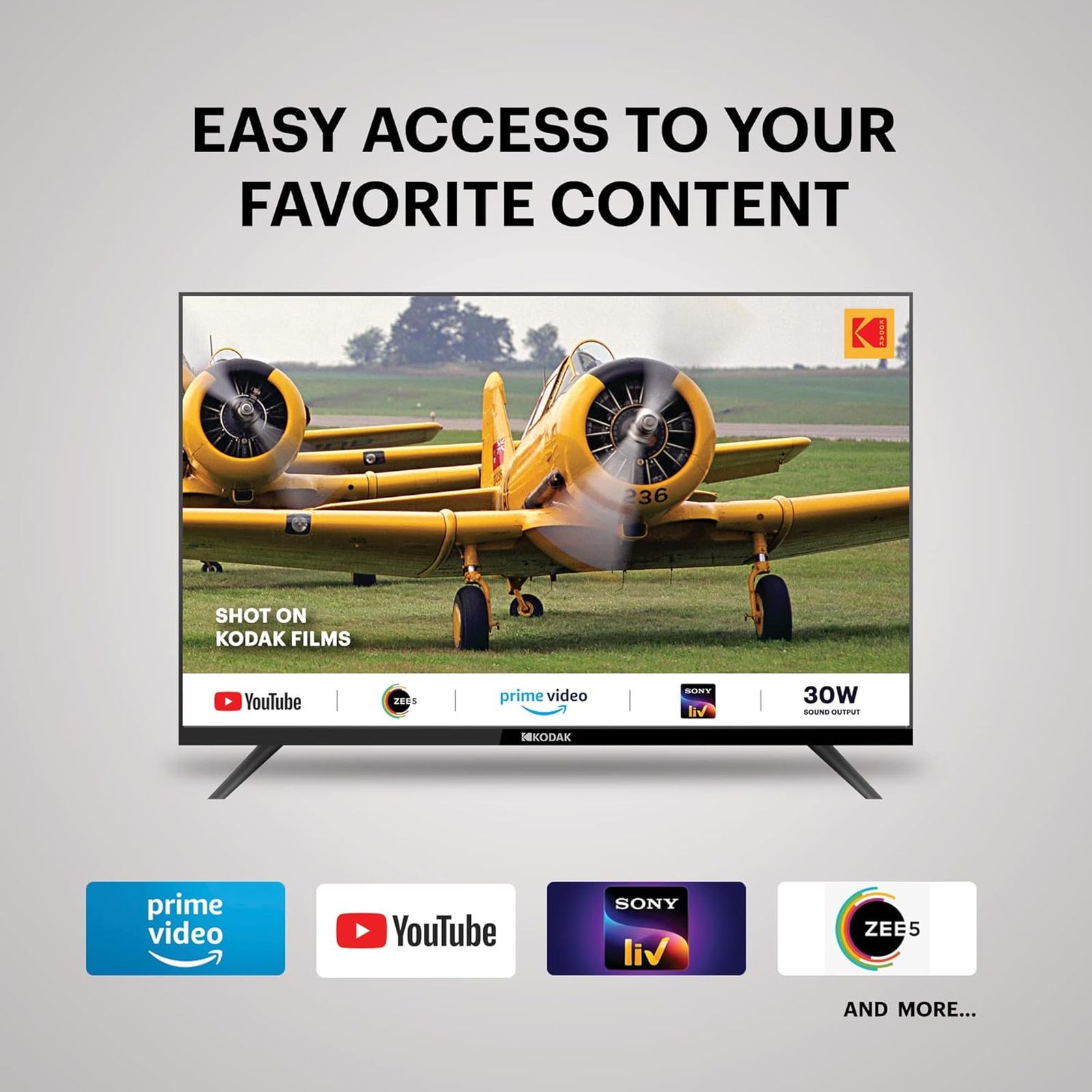 KODAK Special Edition Series 81.28 cm (32 inch) HD Ready LED Smart Linux TV with Screen Mirroring (2023 model)_12