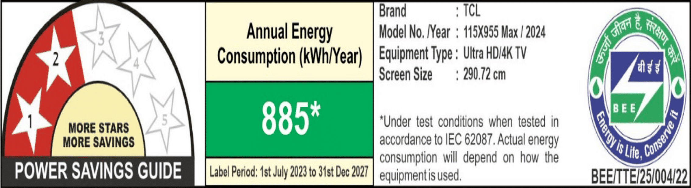 TCL X955 292.1 cm (115 inch) QLED 4K Ultra HD Google TV with Dolby Vision & Dolby Atmos (2024 model) TCL X955 292.1 cm (115 inch) QLED 4K Ultra HD Google TV with Dolby Vision & Dolby Atmos (2024 model)_4