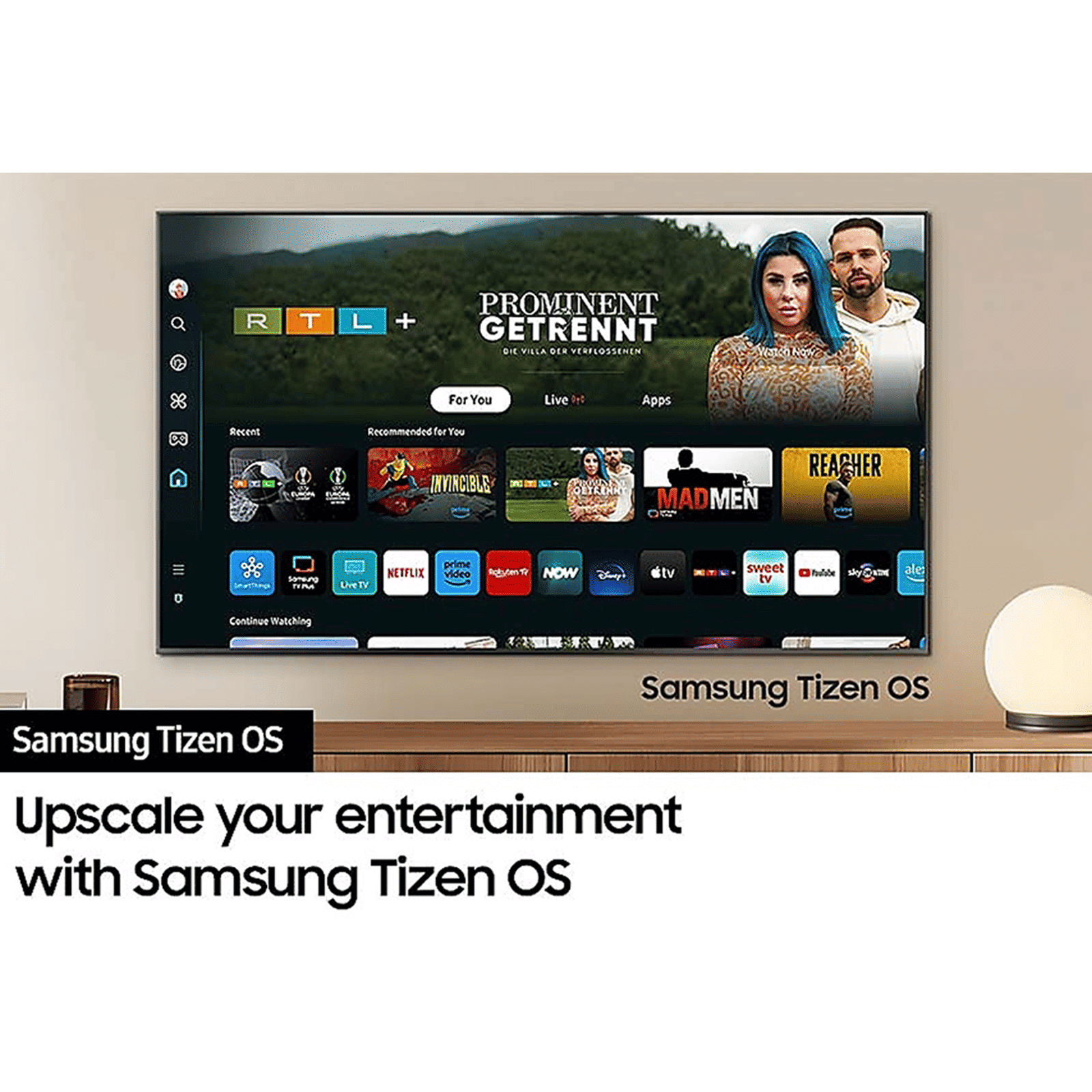 SAMSUNG DUE77 190 cm (75 inch) 4K Ultra HD LED Smart Tizen TV with Google Voice Assistant (2024 model)_10