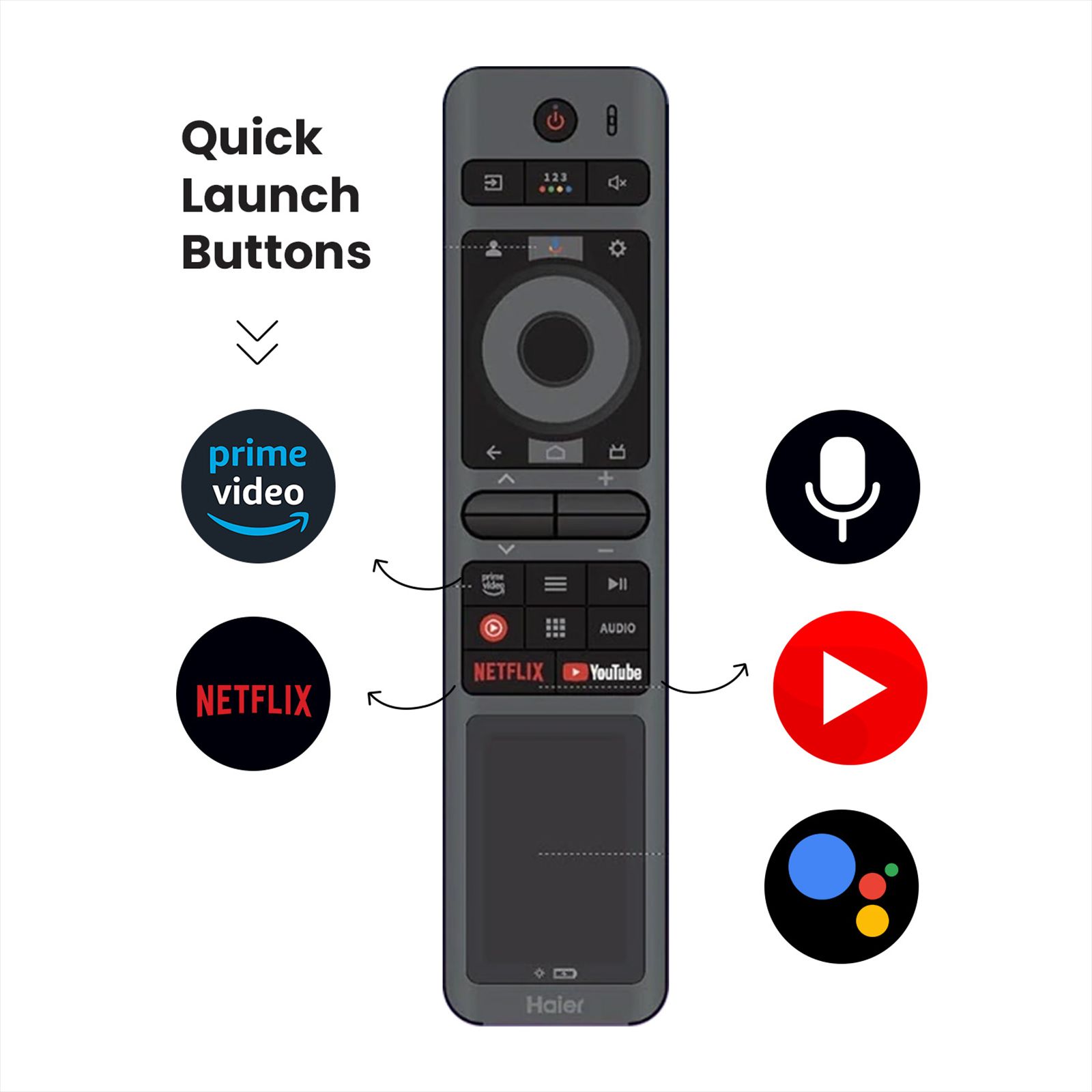 Haier M80F 165.1 cm (65 inch) 4K Ultra HD Mini LED Smart Google TV with Dolby Vision & Dolby Atmos (2025 Model) Haier M80F 165.1 cm (65 inch) 4K Ultra HD Mini LED Smart Google TV with Dolby Vision & Dolby Atmos (2025 Model)_8