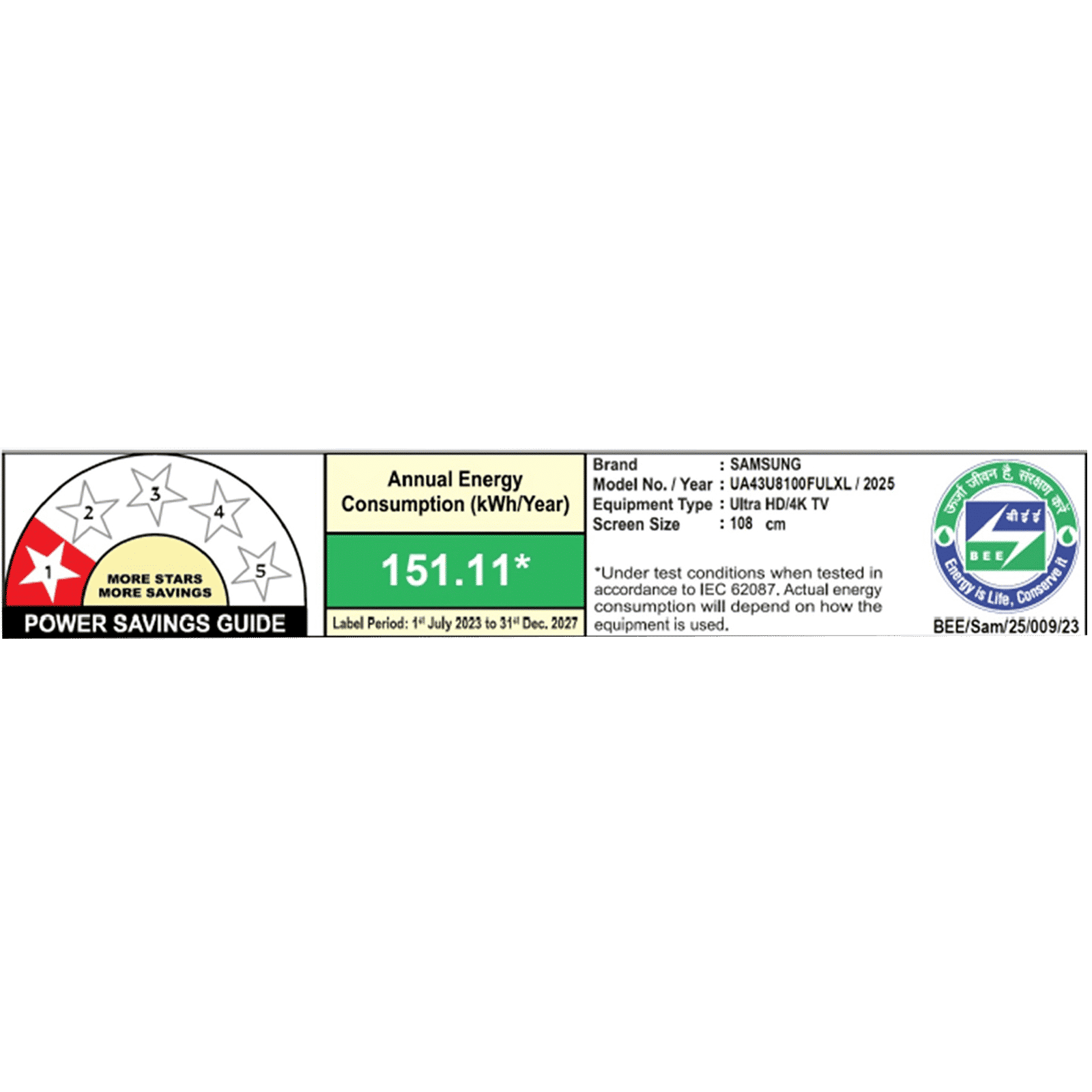 SAMSUNG U8100F 109.22 cm (43 inch) 4K Ultra HD LED Smart Tizen TV with Alexa & Google Assistant (2025 model)_3