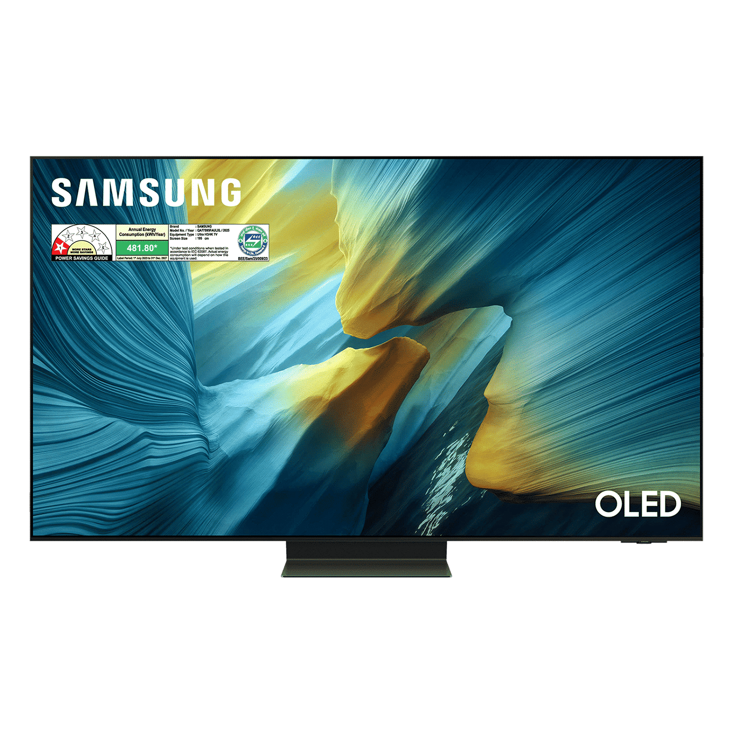 SAMSUNG S95F 195 cm (77 inch) OLED 4K Ultra HD Smart Tizen TV with Built-in Alexa (2025 model)_1