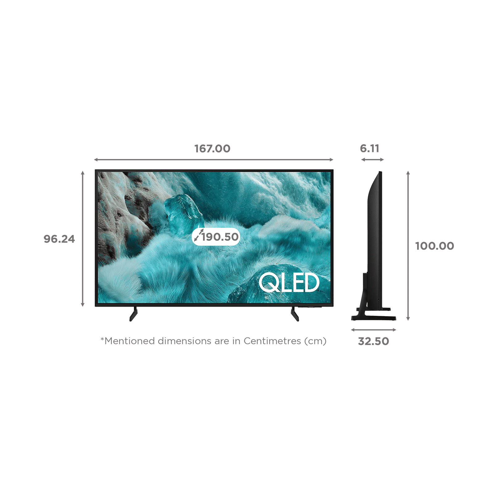 SAMSUNG Q7F 190.5 cm (75 inch) QLED 4K Ultra HD Smart Tizen TV with Google Voice Assistant (2025 model) SAMSUNG Q7F 190.5 cm (75 inch) QLED 4K Ultra HD Smart Tizen TV with Google Voice Assistant (2025 model)_2