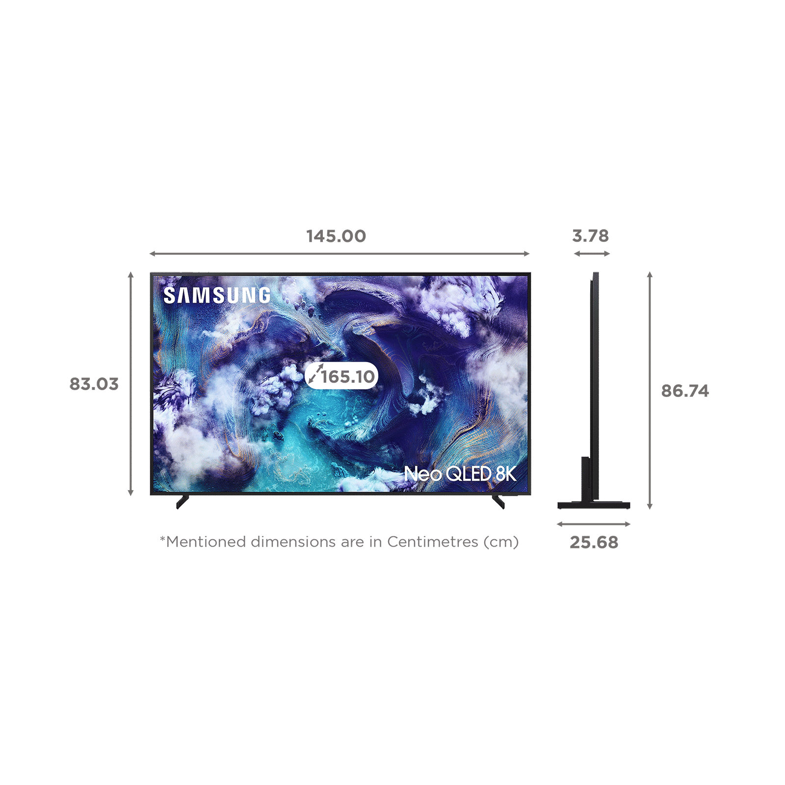 SAMSUNG QN900F 165.1 cm (65 inch) Neo QLED 8K Ultra HD Smart Tizen TV with Google Voice Assistant (2025 model)_2