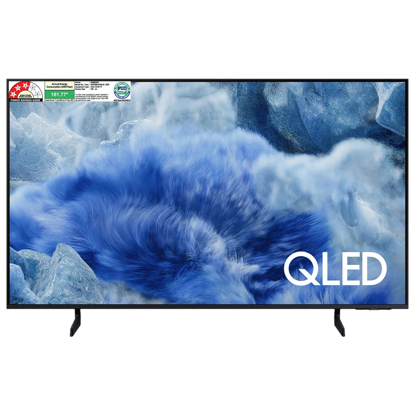 SAMSUNG Q8F 139.7 cm (55 inch) QLED 4K Ultra HD Smart Tizen TV with  Built-in Alexa & Bixby (2025 model)_1