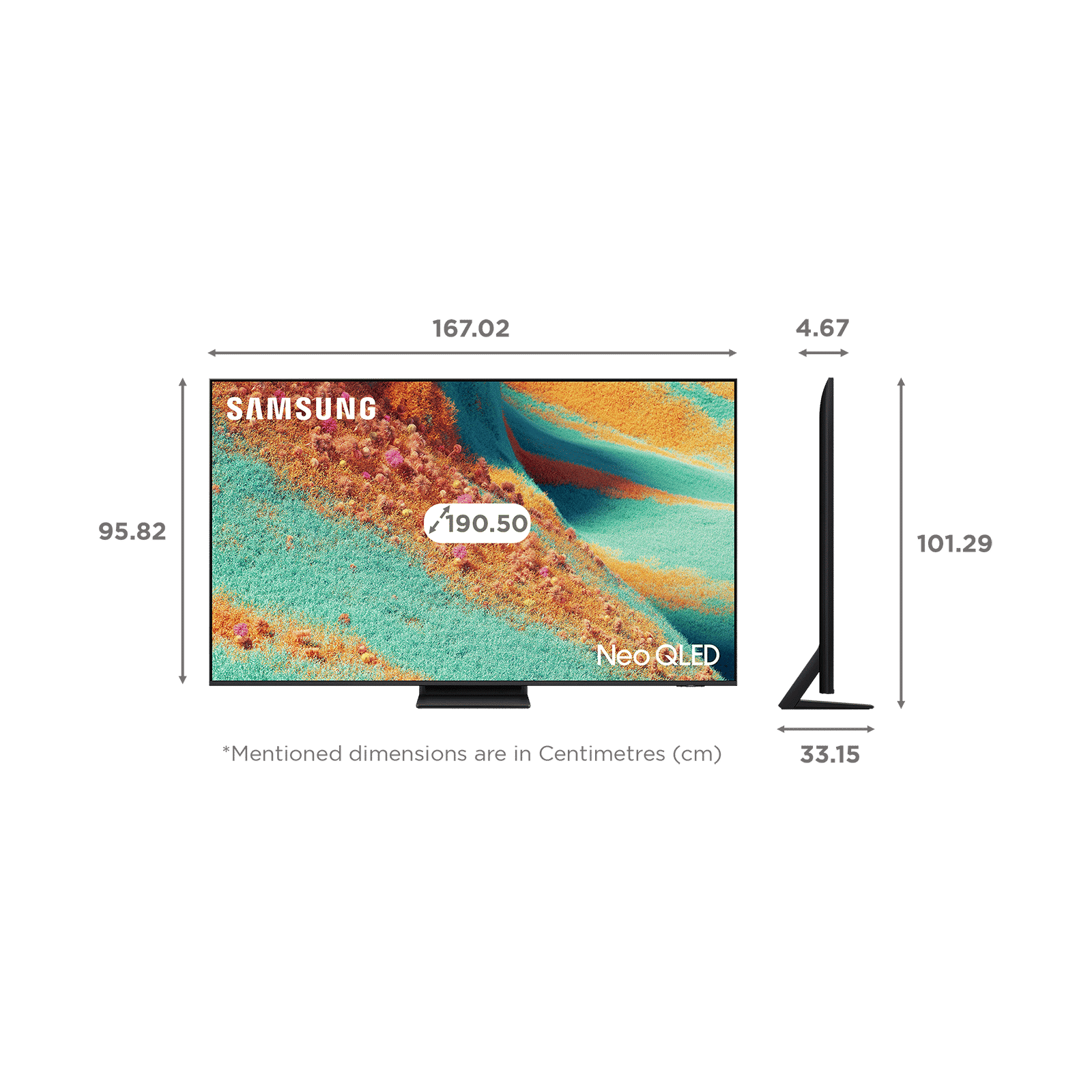 SAMSUNG QN85F 190.5 cm (75 inch) Neo QLED 4K Ultra HD Smart Tizen TV with Buit-in IoT (2025 model)_2