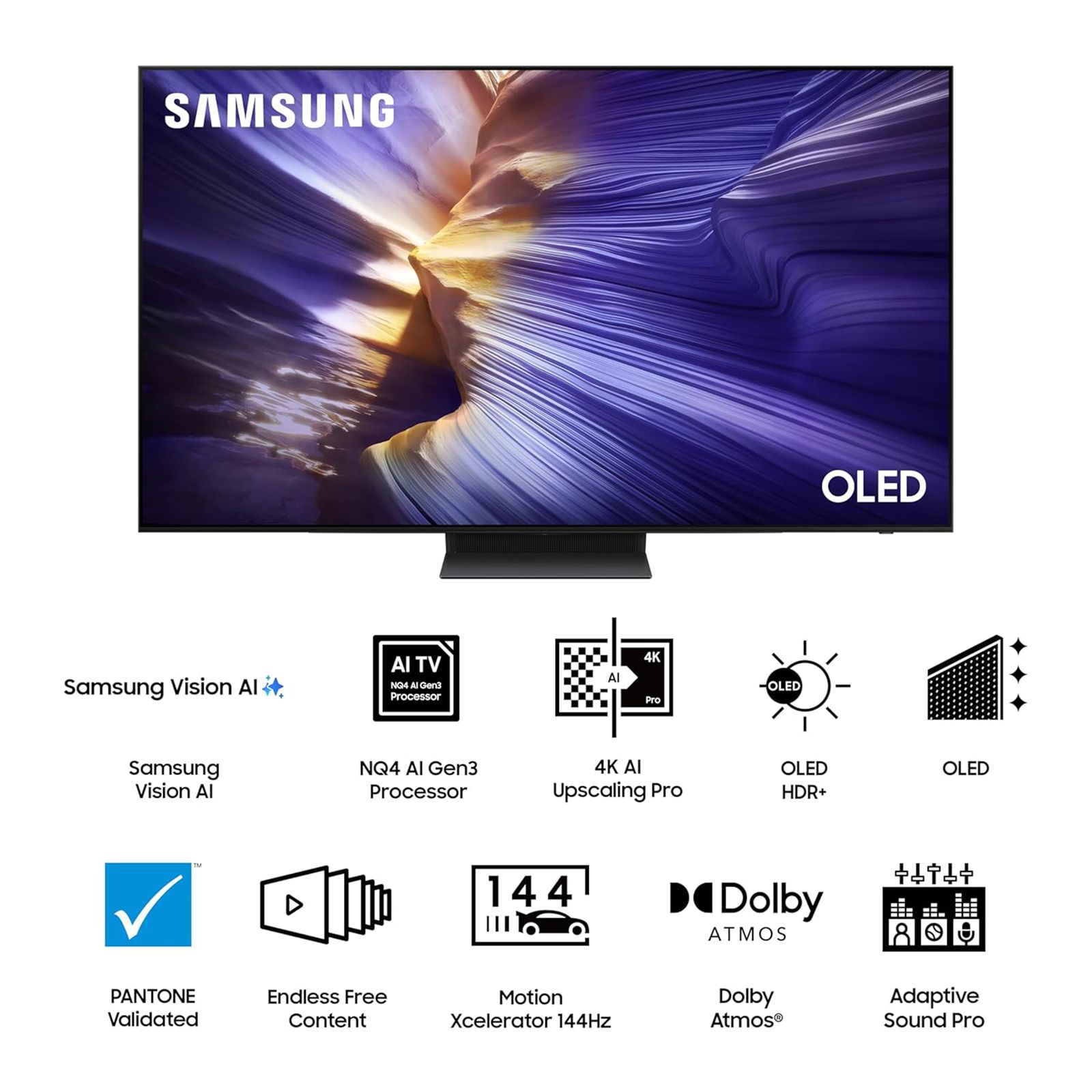SAMSUNG S90F 139.7 cm (55 inch) 4K Ultra HD OLED Smart Tizen TV with Multiple Voice Assistant (2025 model)_20