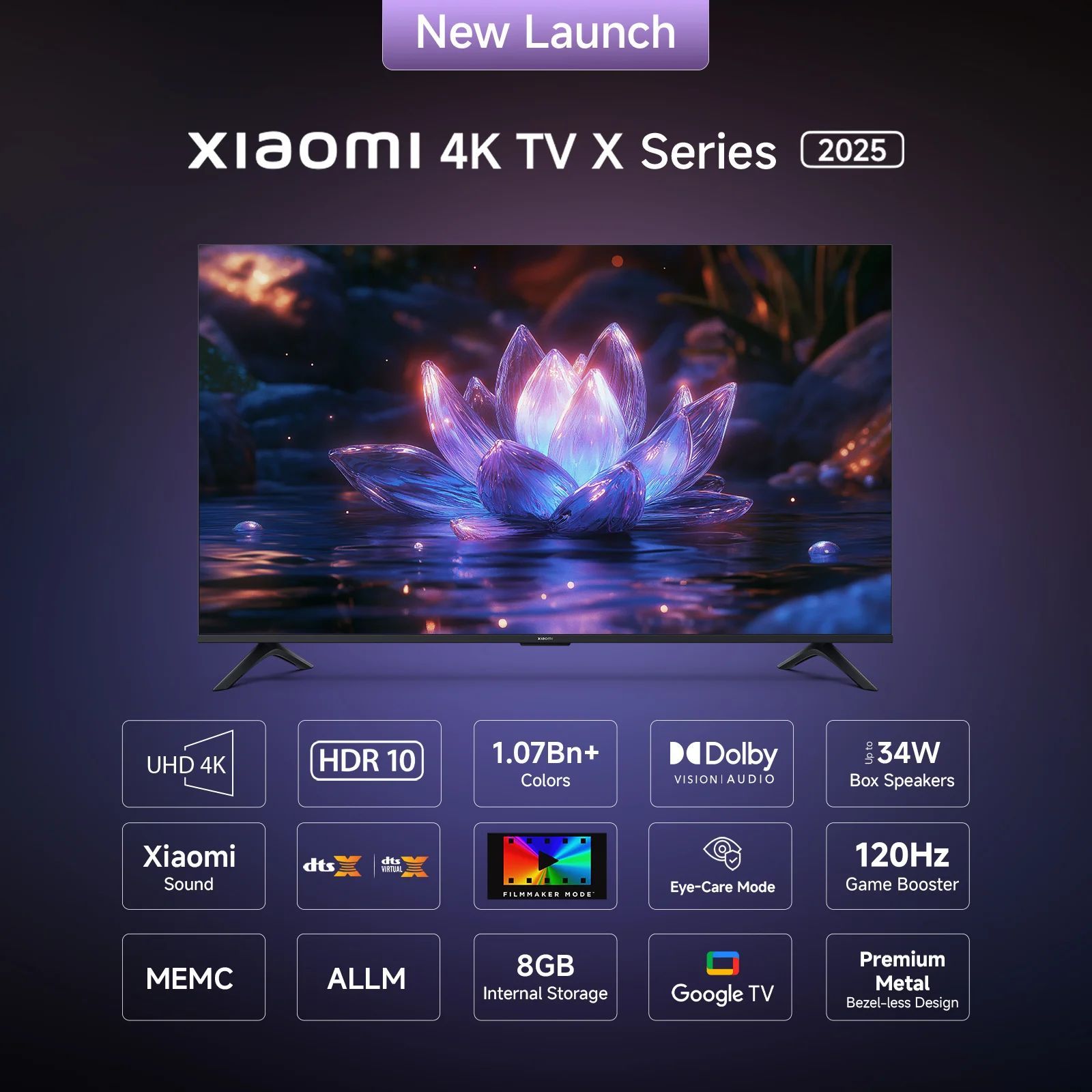 Xiaomi X Series 139.7 cm (55 inch) 4K Ultra HD LED Smart Google TV with Dolby Vision (2025 model) Xiaomi X Series 139.7 cm (55 inch) 4K Ultra HD LED Smart Google TV with Dolby Vision (2025 model)_18