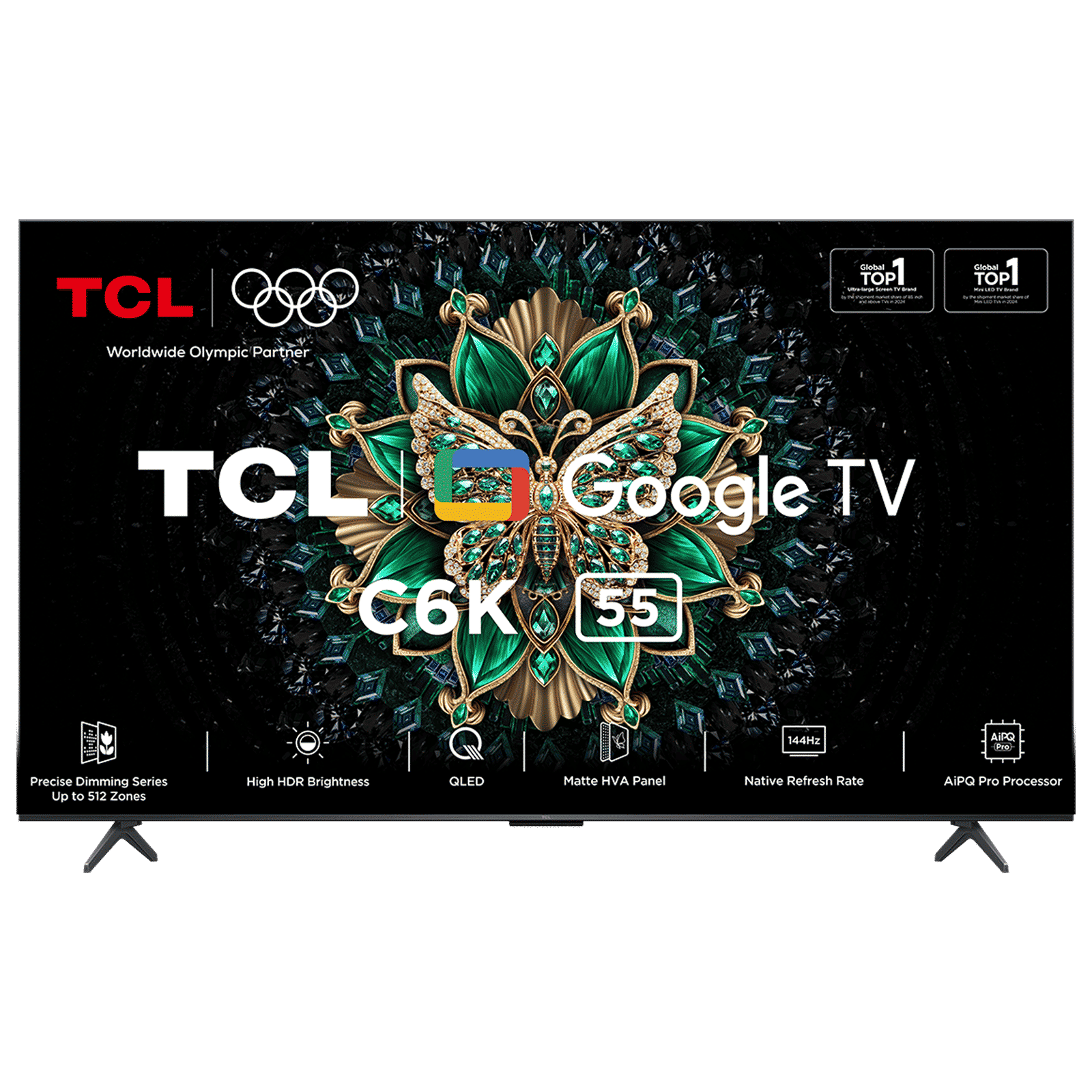 TCL C6K 139.7 cm (55 inch) QD-Mini LED 4K Ultra HD Smart Google TV with Google Voice Assistant (2025 model)_1