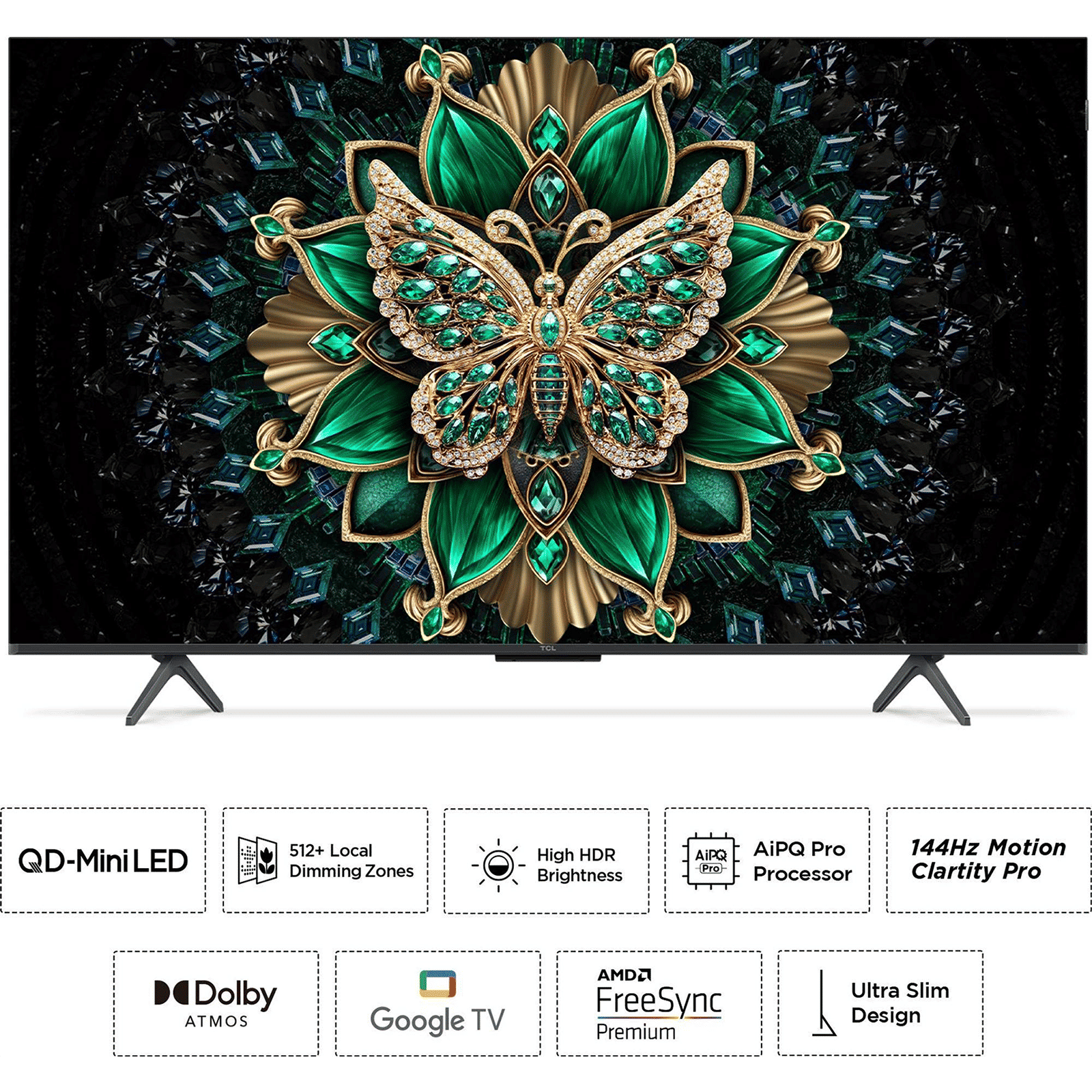 TCL C6K 139.7 cm (55 inch) QD-Mini LED 4K Ultra HD Smart Google TV with Google Voice Assistant (2025 model)_12