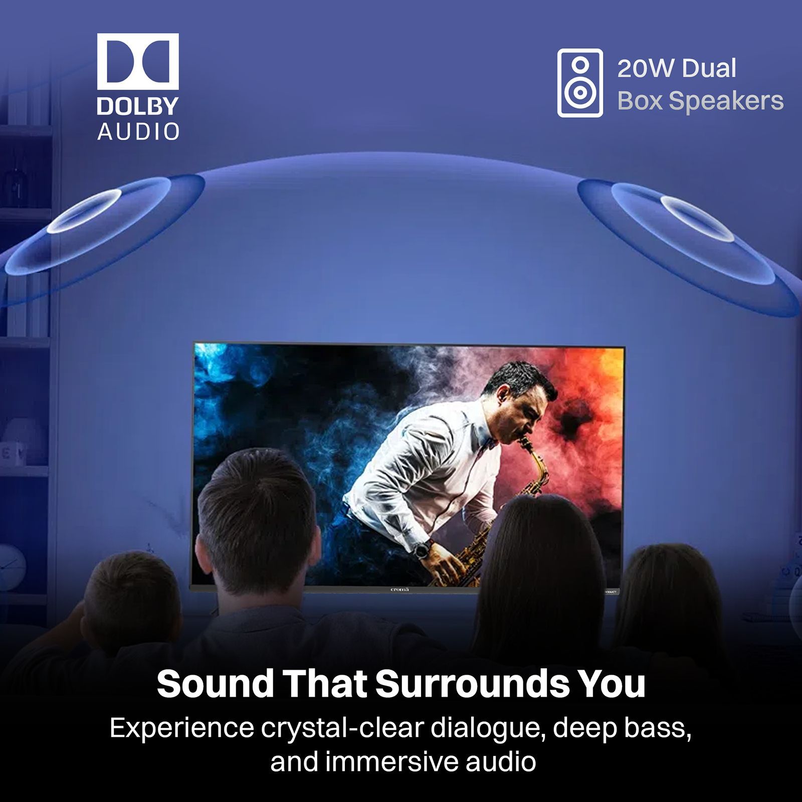 Croma 109.22 cm (43 inch) 4K Ultra HD LED Google TV with Dolby Audio Croma 109.22 cm (43 inch) 4K Ultra HD LED Google TV with Dolby Audio_6