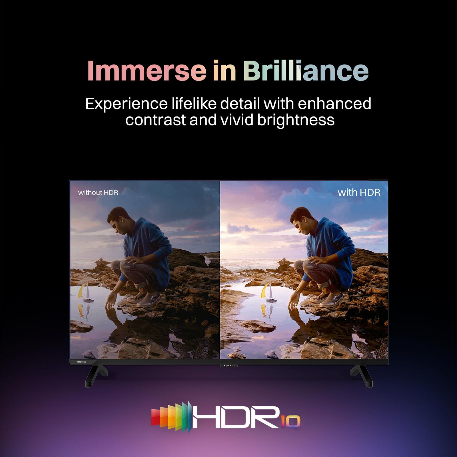 Croma Pro QLED 109.22 cm (43 inch) 4K Ultra HD Google TV with Dolby Vision & Dolby Atmos (2025 Model) Croma Pro QLED 109.22 cm (43 inch) 4K Ultra HD Google TV with Dolby Vision & Dolby Atmos (2025 Model)_5