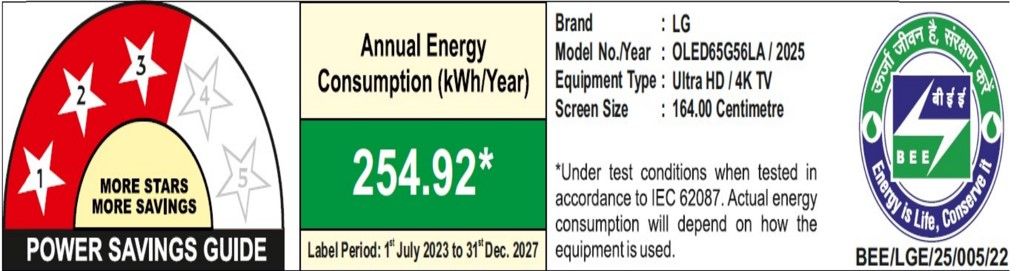 LG evo AI G5 165.1 cm (65 inch) OLED 4K Ultra HD Smart WebOS 25 TV with Dolby Atmos (2025 model)_5